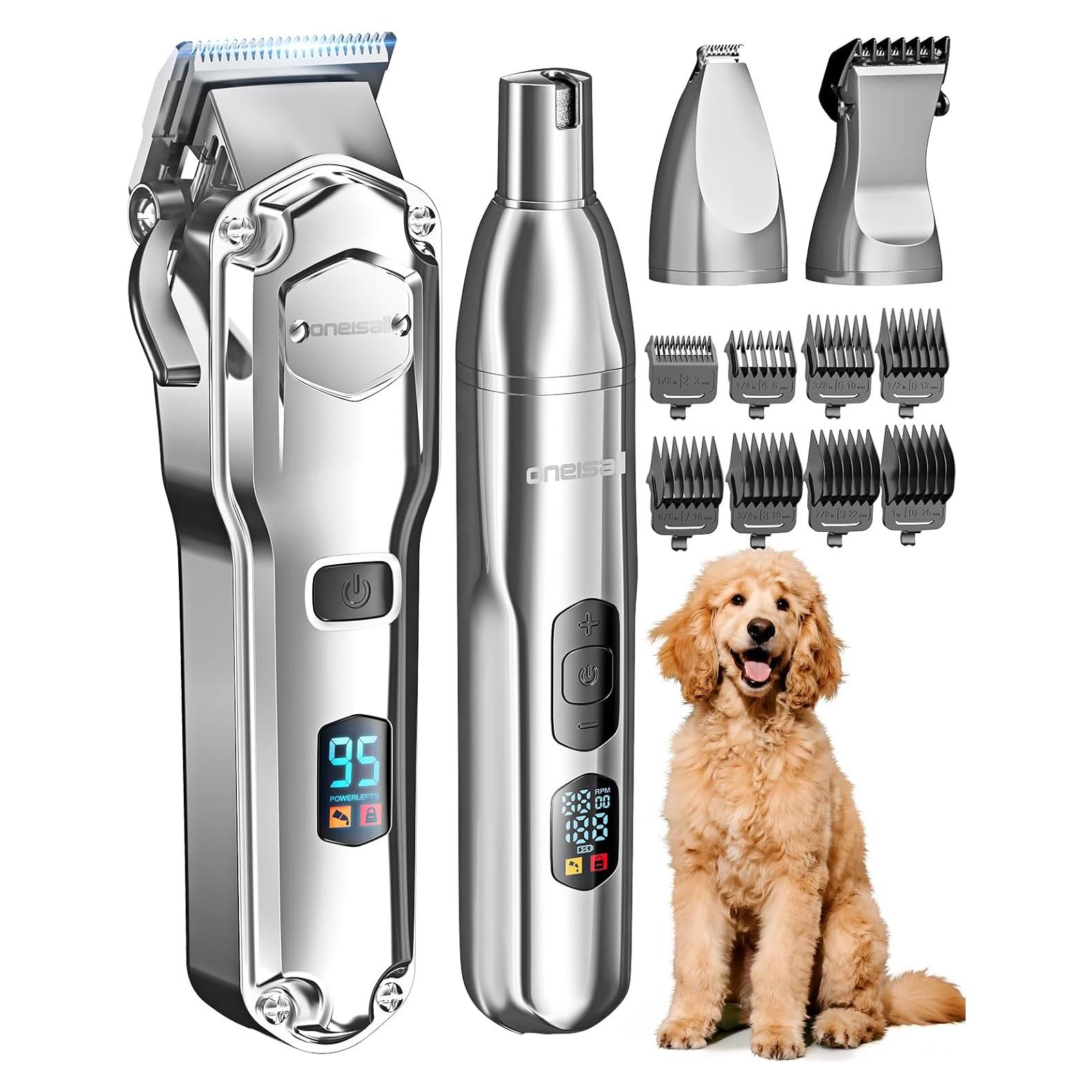 Cortapelos Inalámbrico Oneisall 4 en 1 para Perros y Gatos