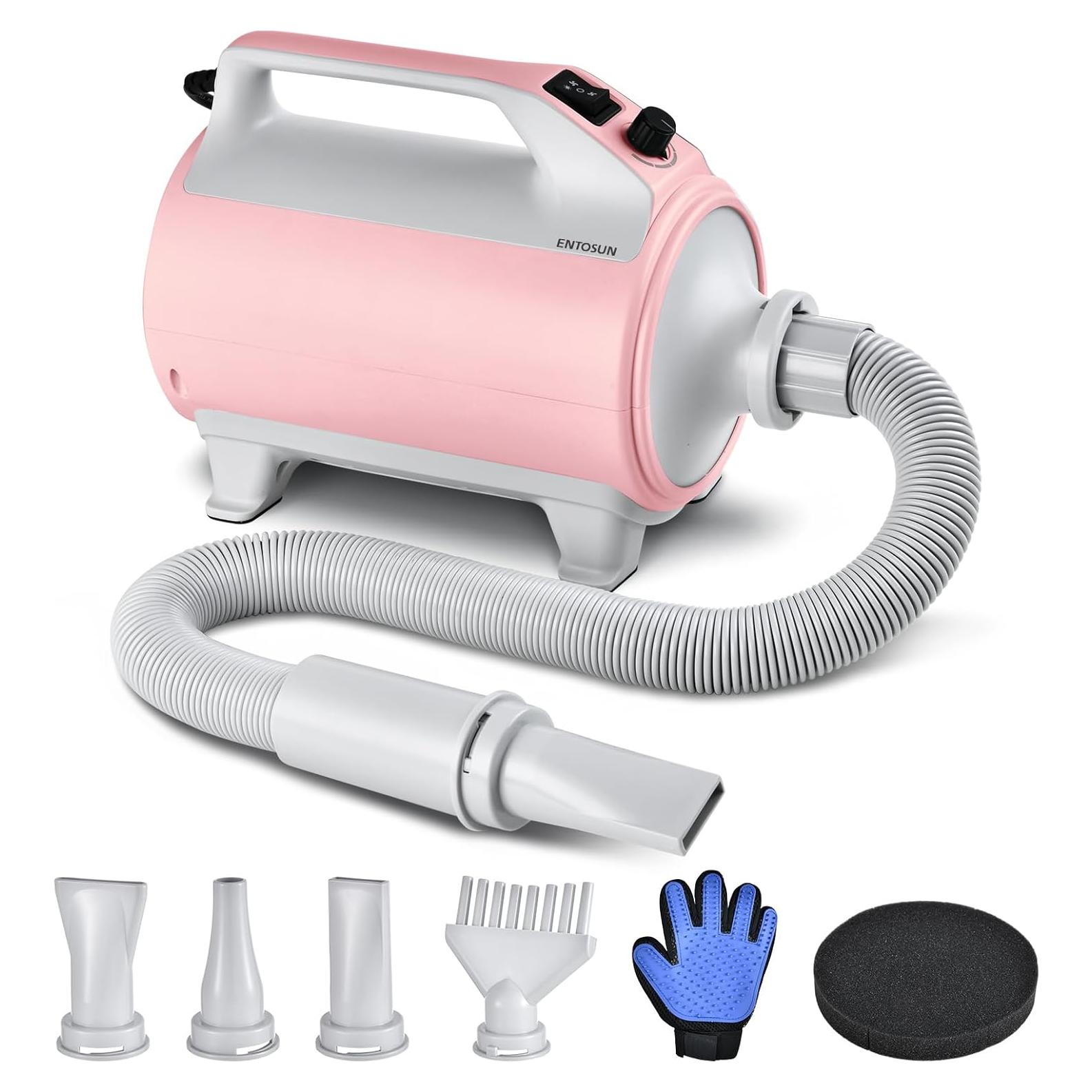 Secador de Perros Entosun PHD2800W 2800W Rosa Ajustable