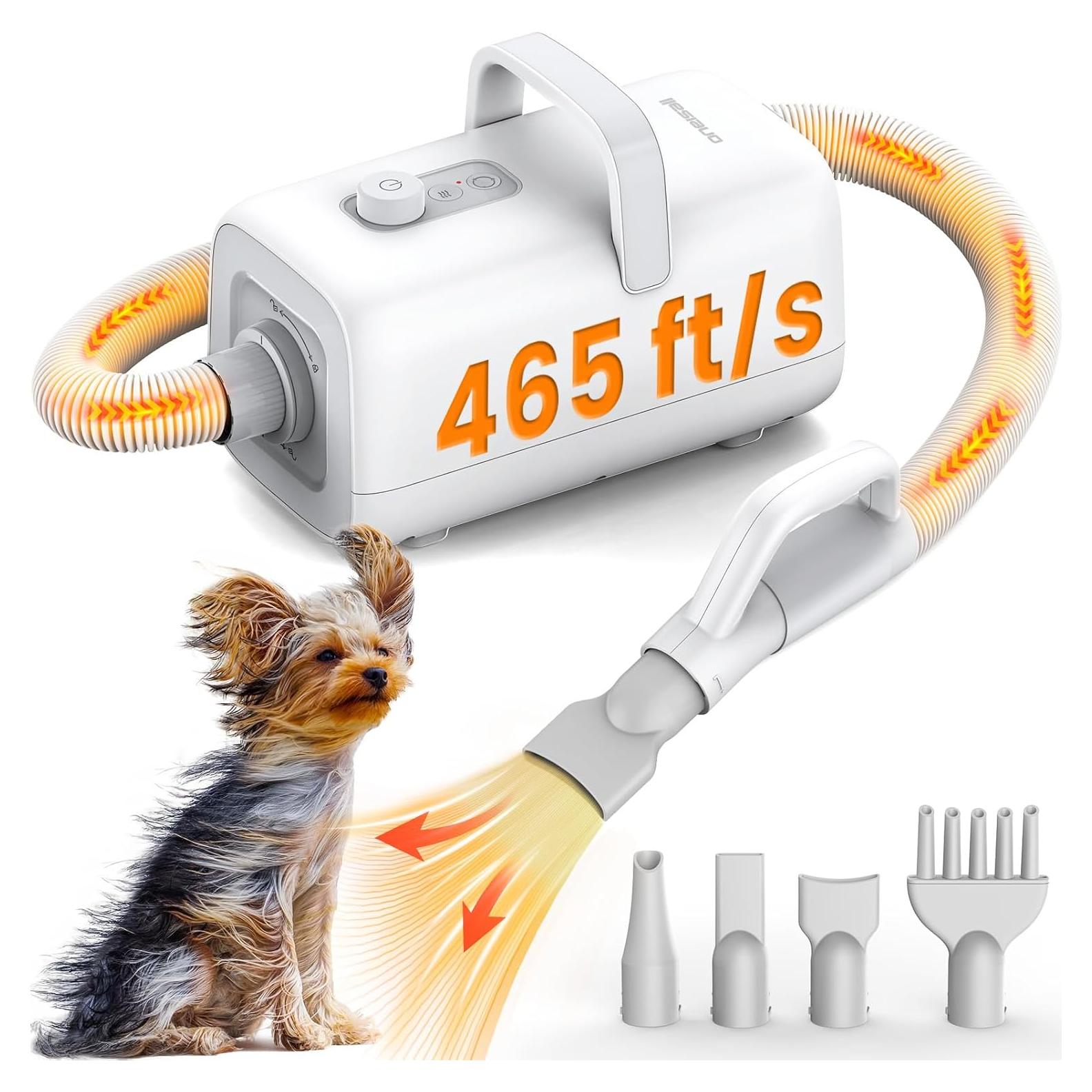 Secador de Pelo para Perros Oneisall MAS 520, 3000W, Silencioso