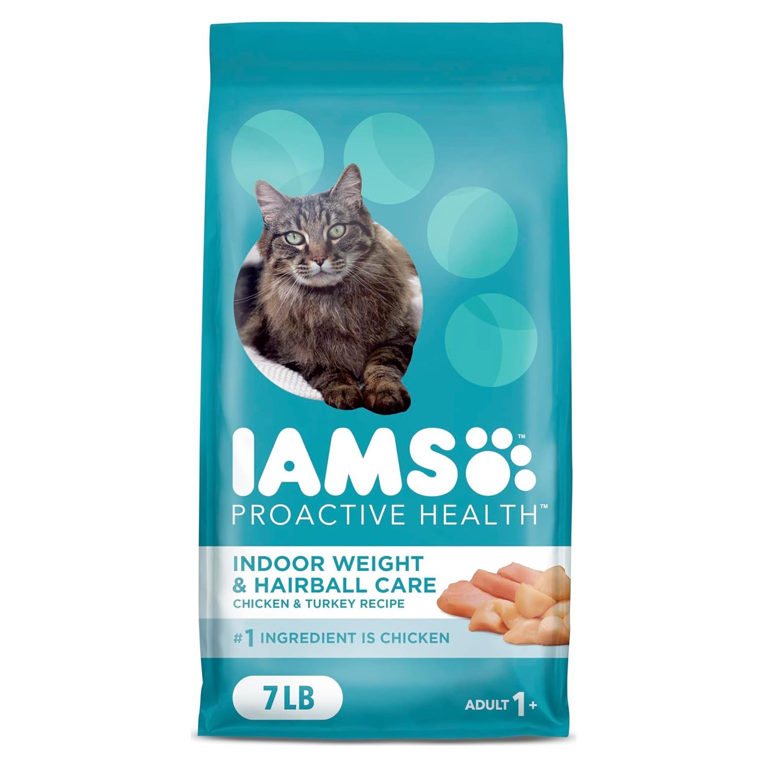 IAMS Comida Seca para Gatos Adultos 3.18 kg Pollo y Pavo