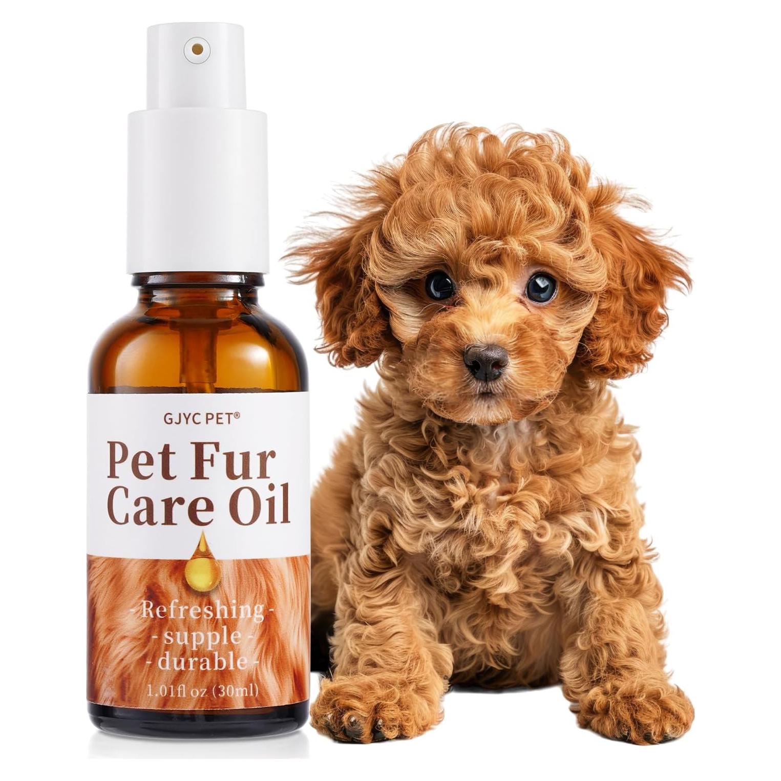 Aceite Acondicionador para Pelaje de Mascotas GJYC 30 ml