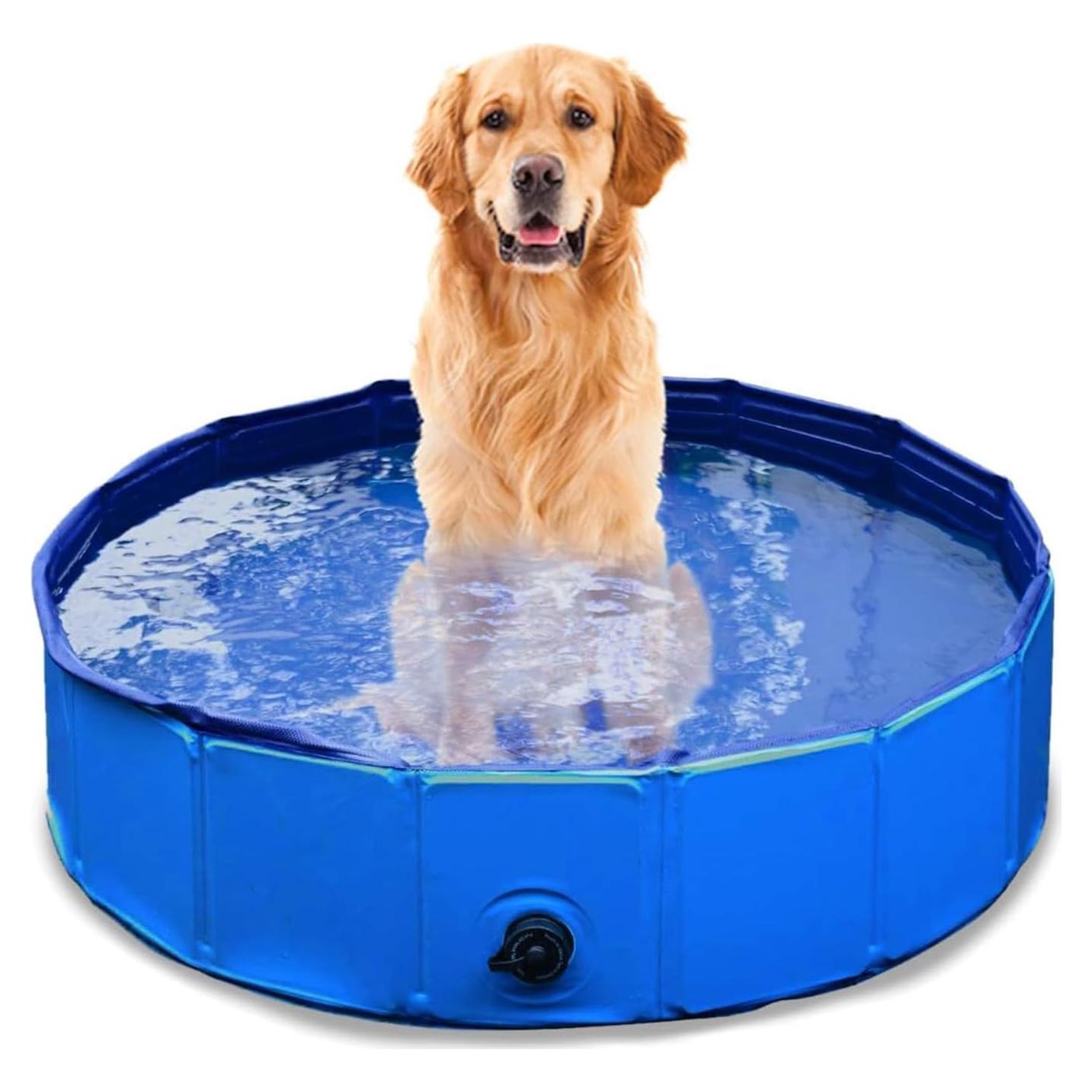 Piscina Plegable ZONETECH 235.9L Antideslizante para Niños y Mascotas