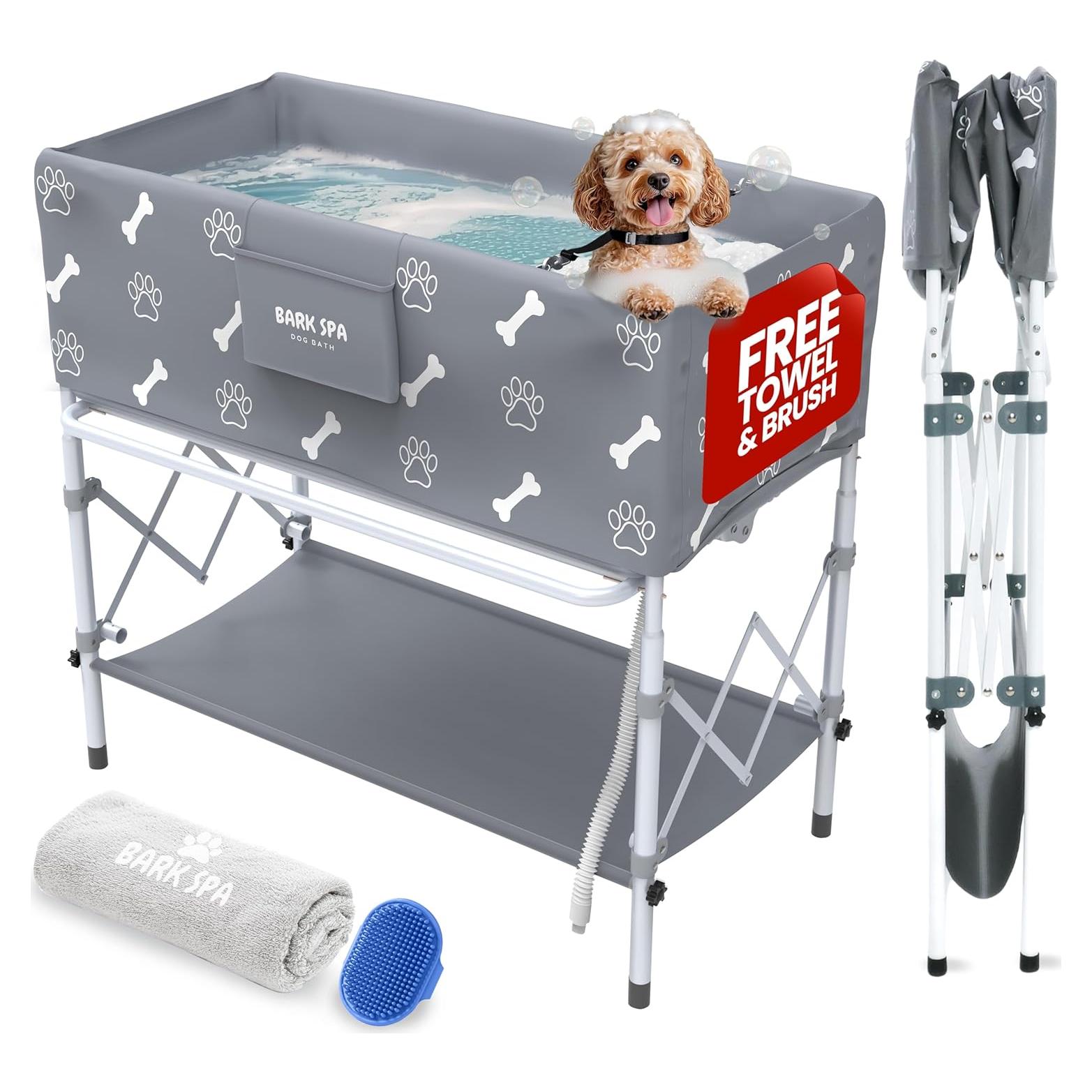 Tina de Baño para Perros Bark Spa - Plegable y Portátil