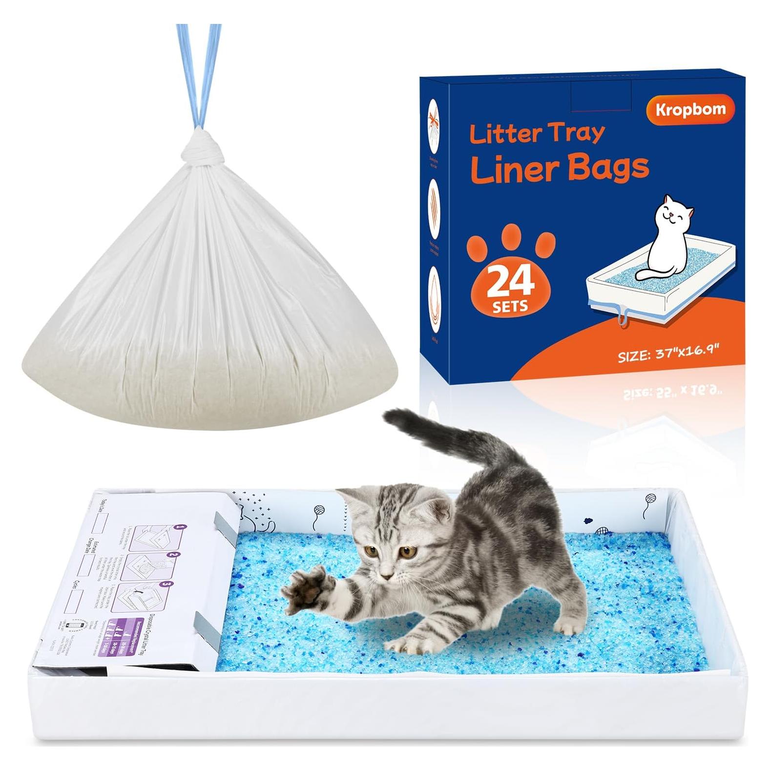 Paquete de 24 forros para caja de arena KropBom 94x41 cm