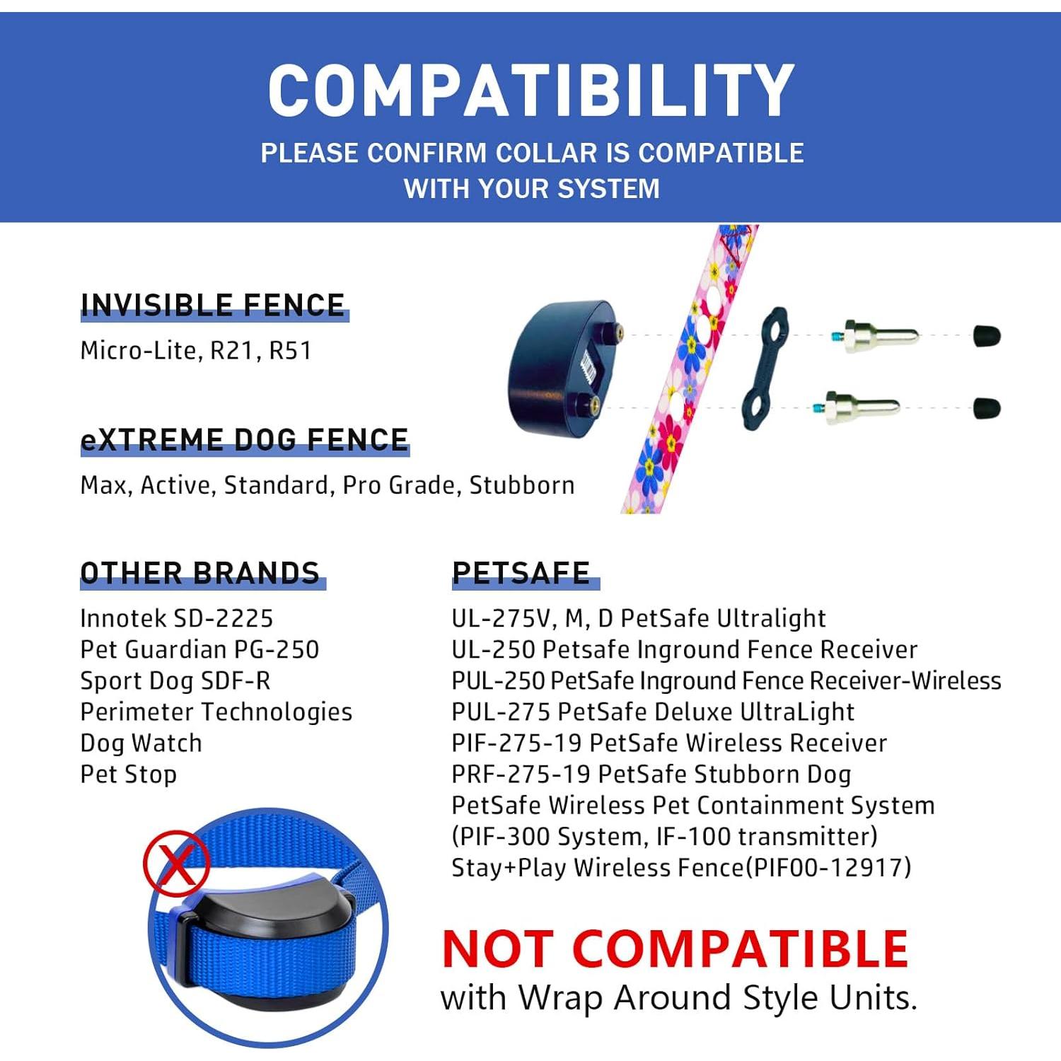 Collar de Reemplazo Rhea Rose Pequeño Floral Rosa 25-30 cm