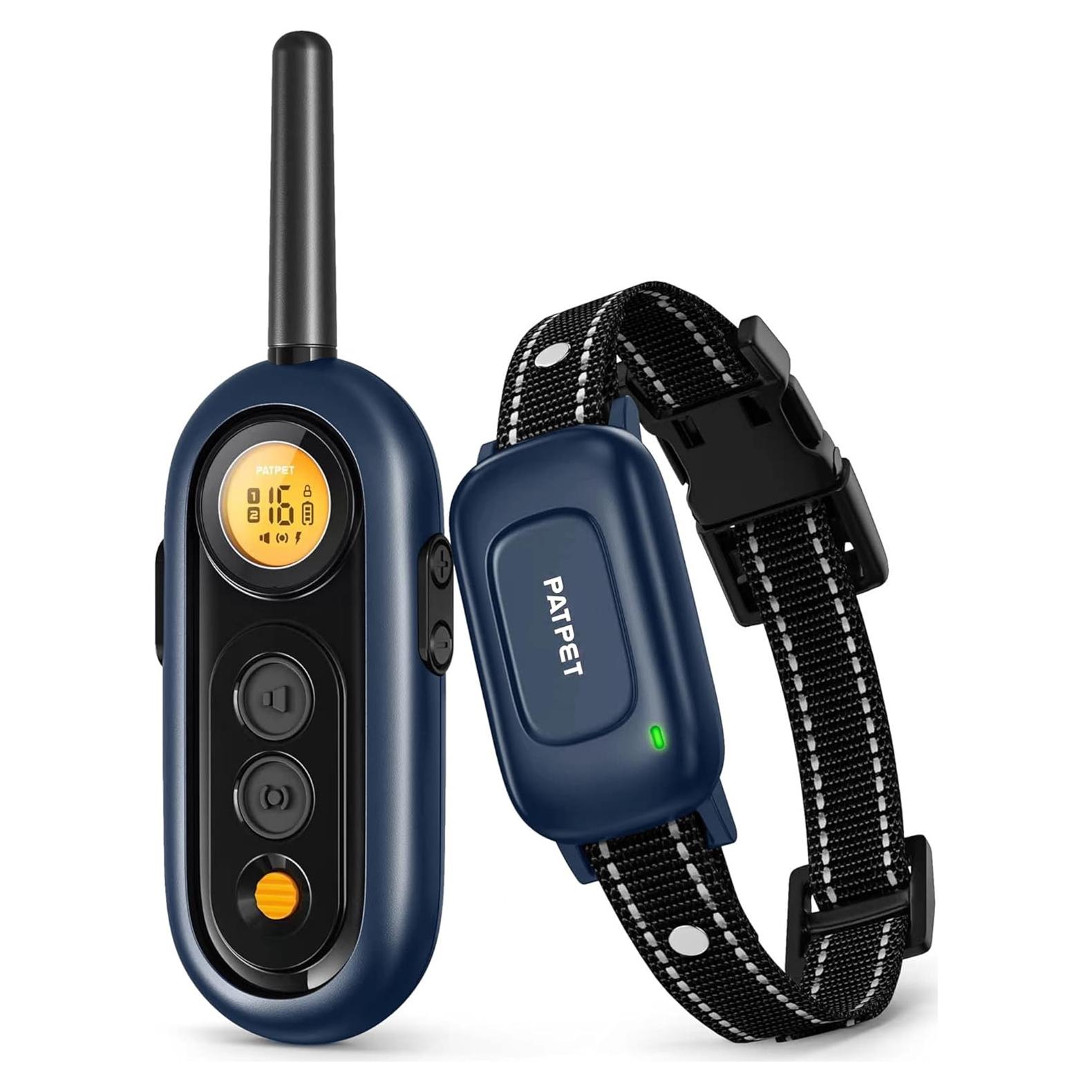 Collar de Entrenamiento PATPET para Perros 4.5-45 kg Impermeable