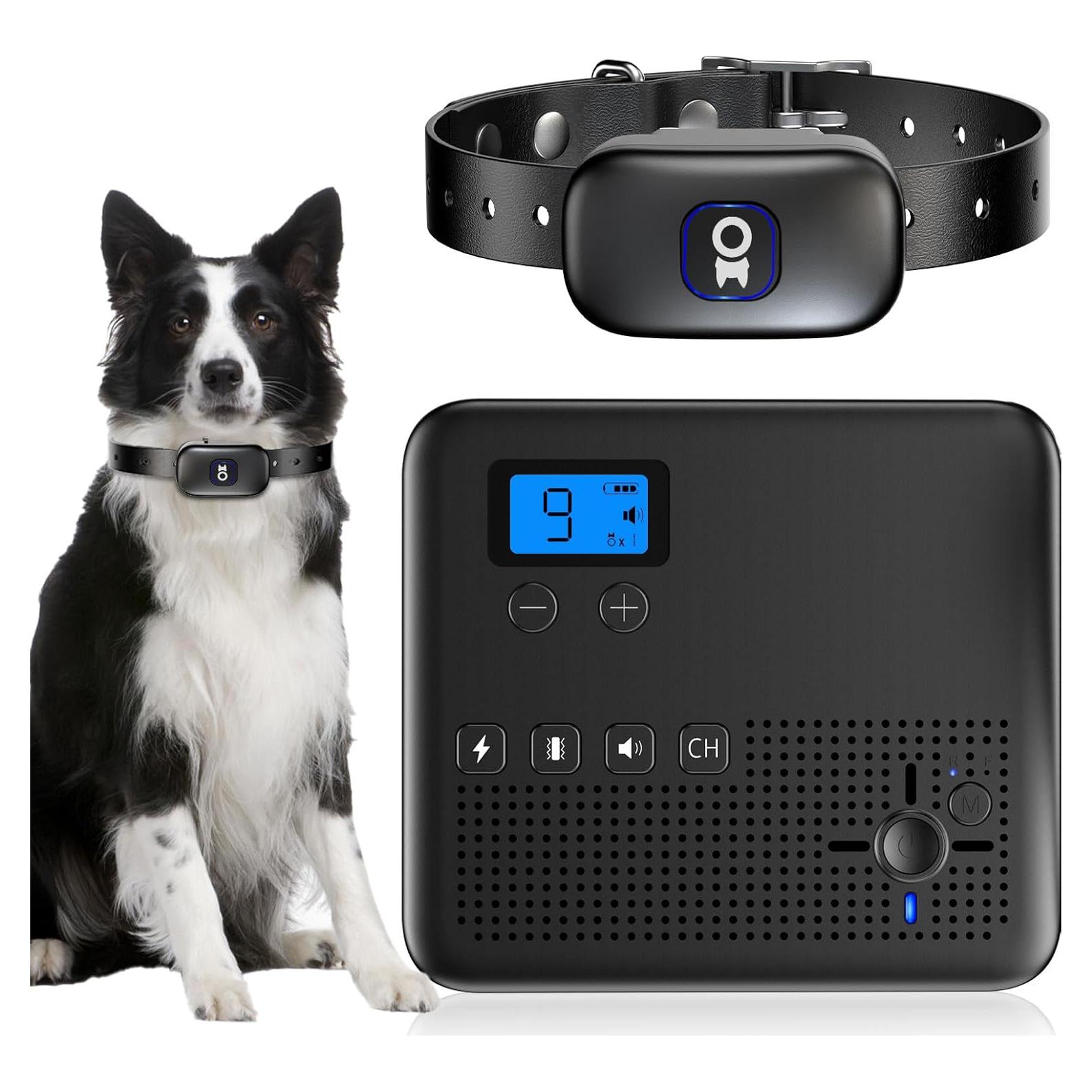 Sistema de Cerca Inalámbrica para Perros Piutezo 2 en 1 Negro