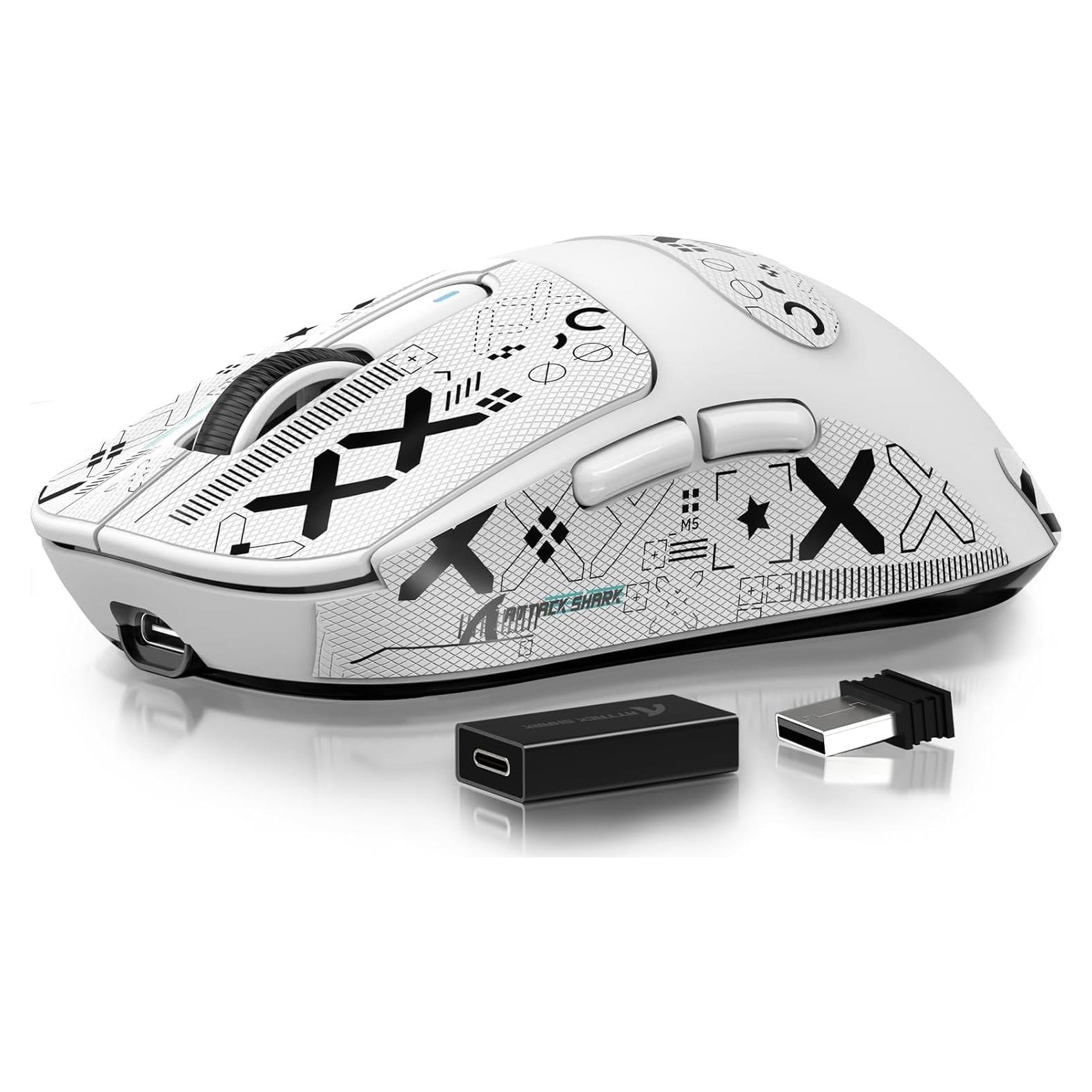 Mouse Inalámbrico MANBASNAKE Attack Shark X3 Pro 26000 DPI
