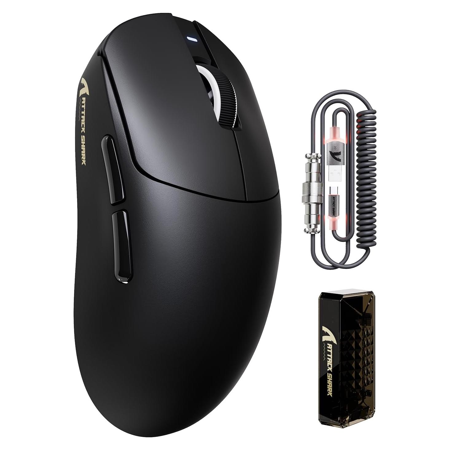 Ratón Gaming Inalámbrico ATTACK SHARK X8 PRO - 40K DPI, 55g