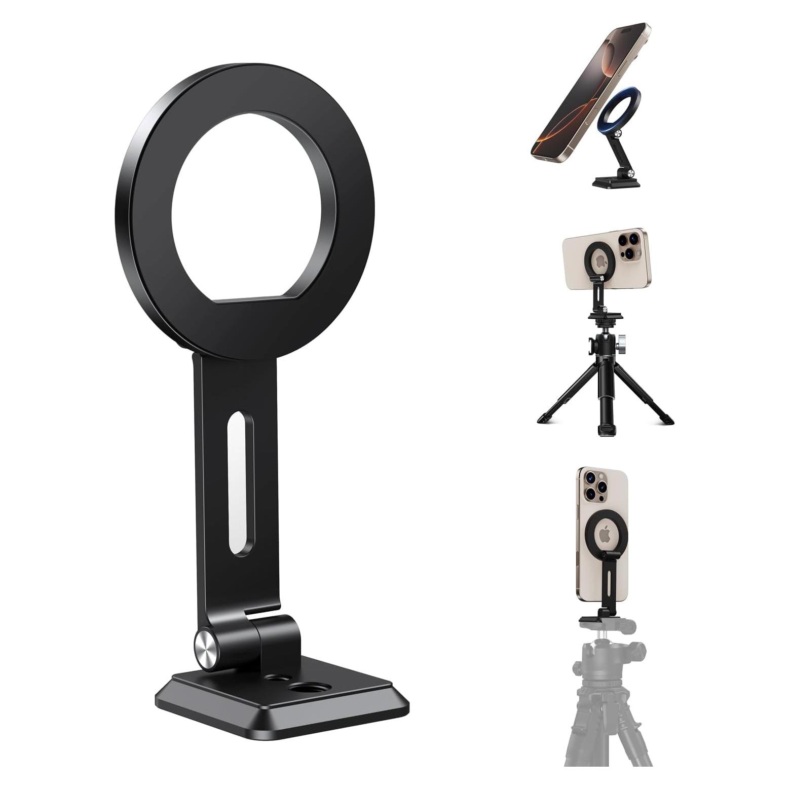 Soporte de trípode magnético Elitehood para iPhone con Arca