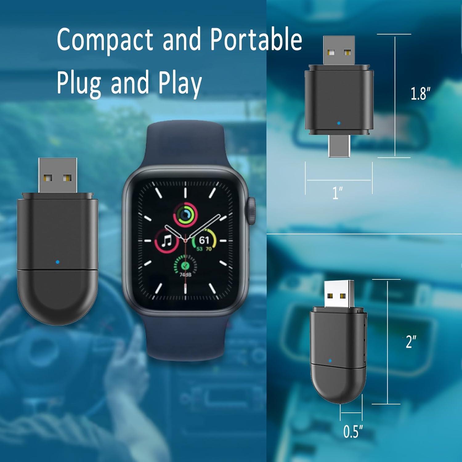 Adaptador Inalámbrico CarPlay y Android Auto SANNWEEN 2-en-1