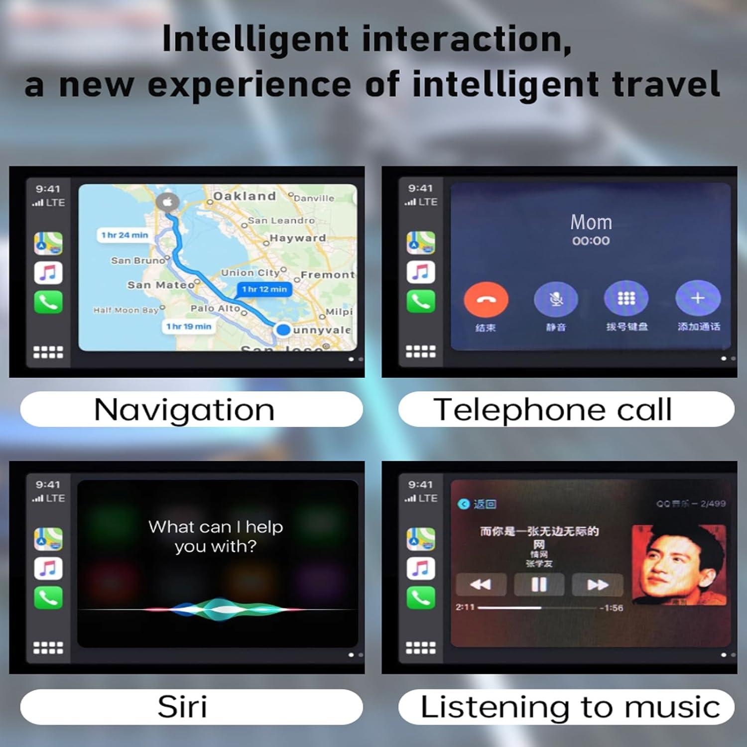 Adaptador Inalámbrico CarPlay y Android Auto SANNWEEN 2-en-1