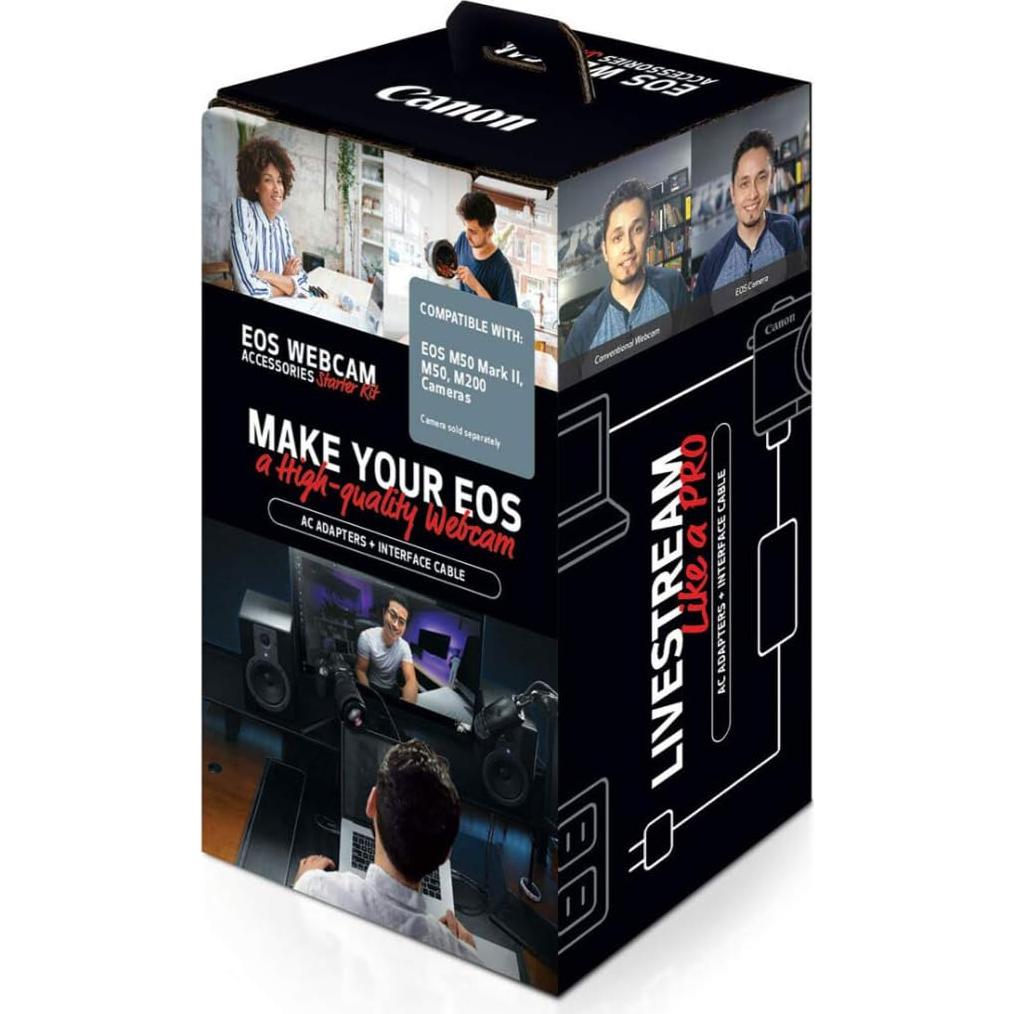 Kit Accesorios Webcam Canon EOS M - Adaptador CA-PS700, USB