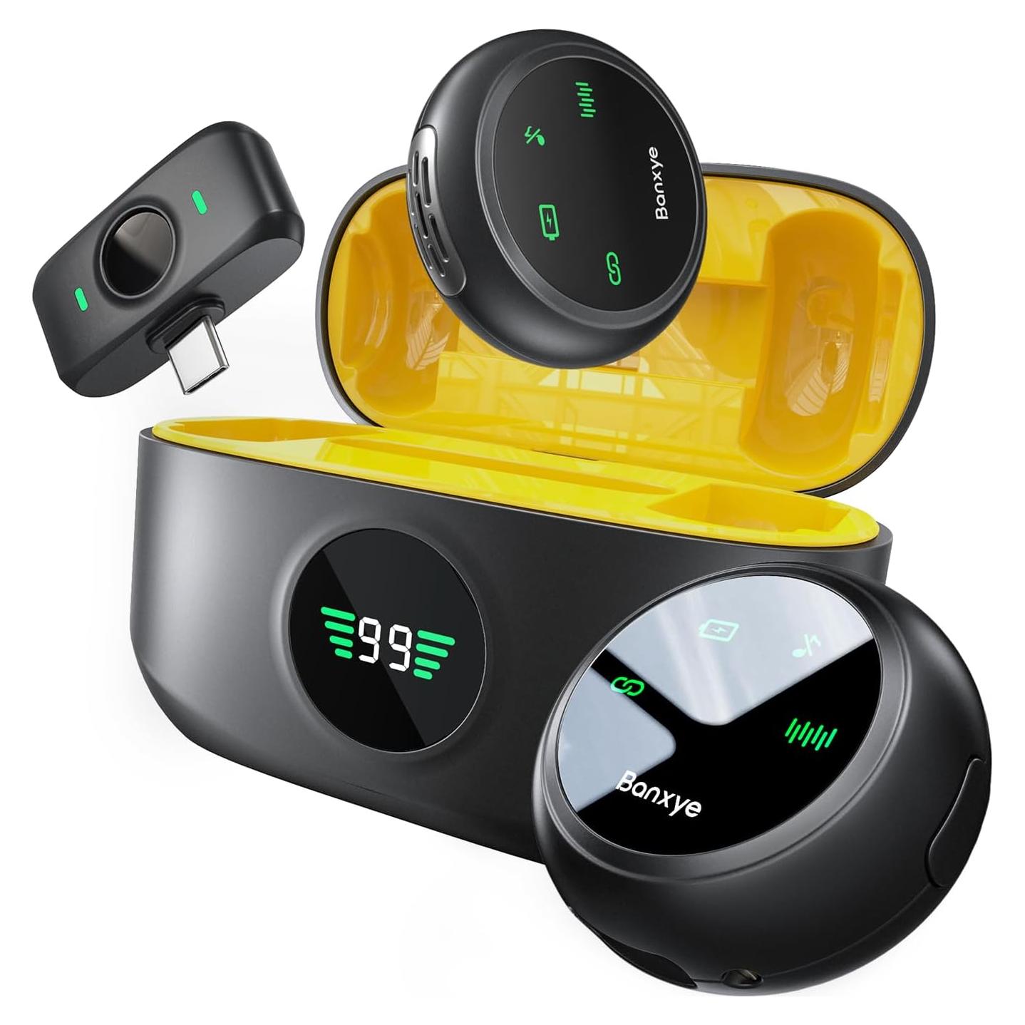 Micrófono Lavalier Inalámbrico K31Pro con Cancelación de Ruido AI