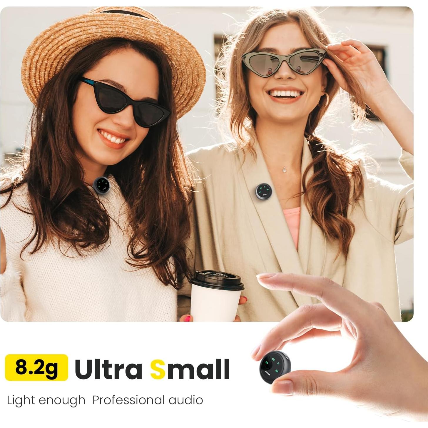 Micrófono Lavalier Inalámbrico K31Pro con Cancelación de Ruido AI