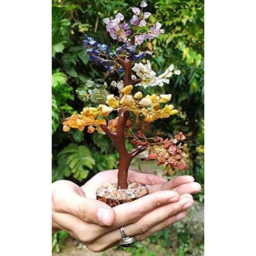 Árbol de Cristales Sanadores Crocon 7 Chakras 27.94 cm