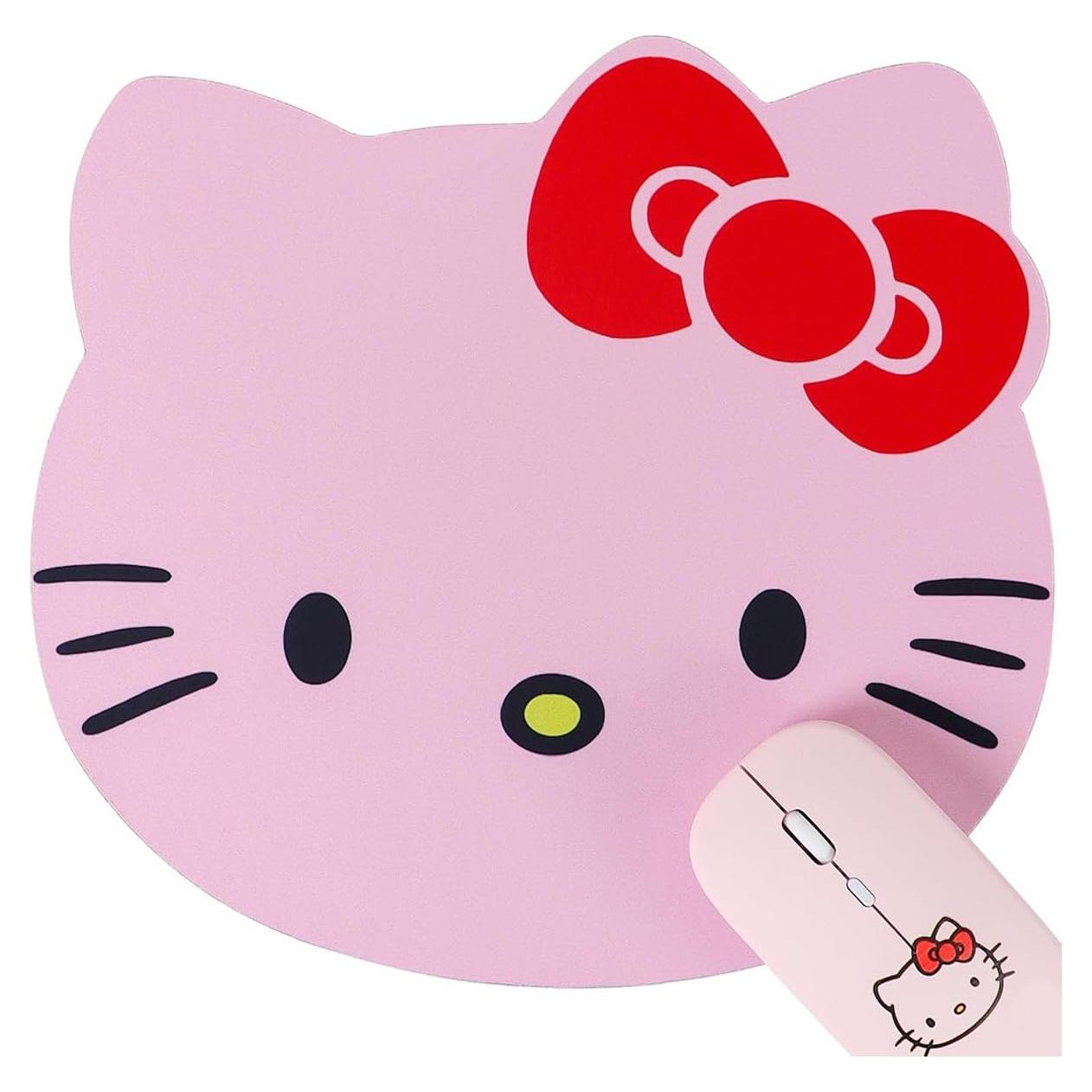 Alfombrilla de Ratón Kawaii Hello Kitty NTSEOT Rosa 26.67x25.4cm