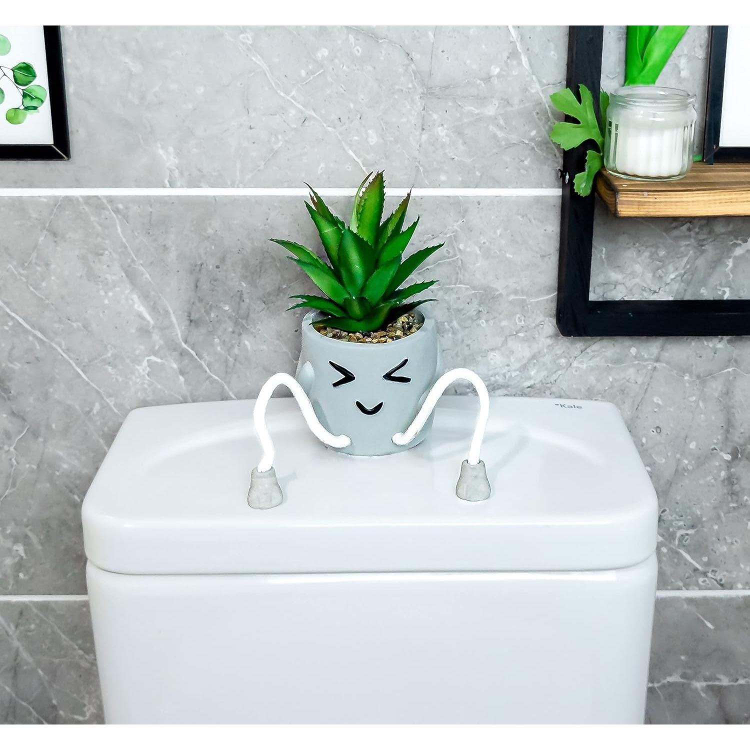 OLEEK Set de 3 Suculentas Artificiales para Oficina - Decoración