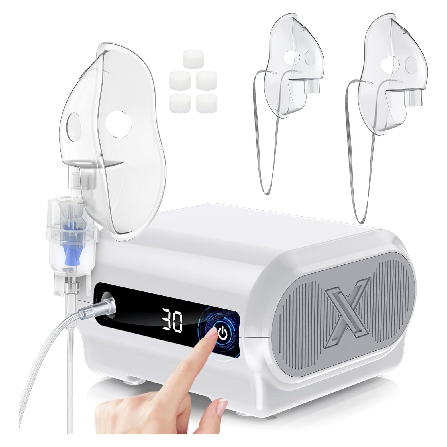 Nebulizador Digital Inteligente Hailie NF0109 con Pantalla LED