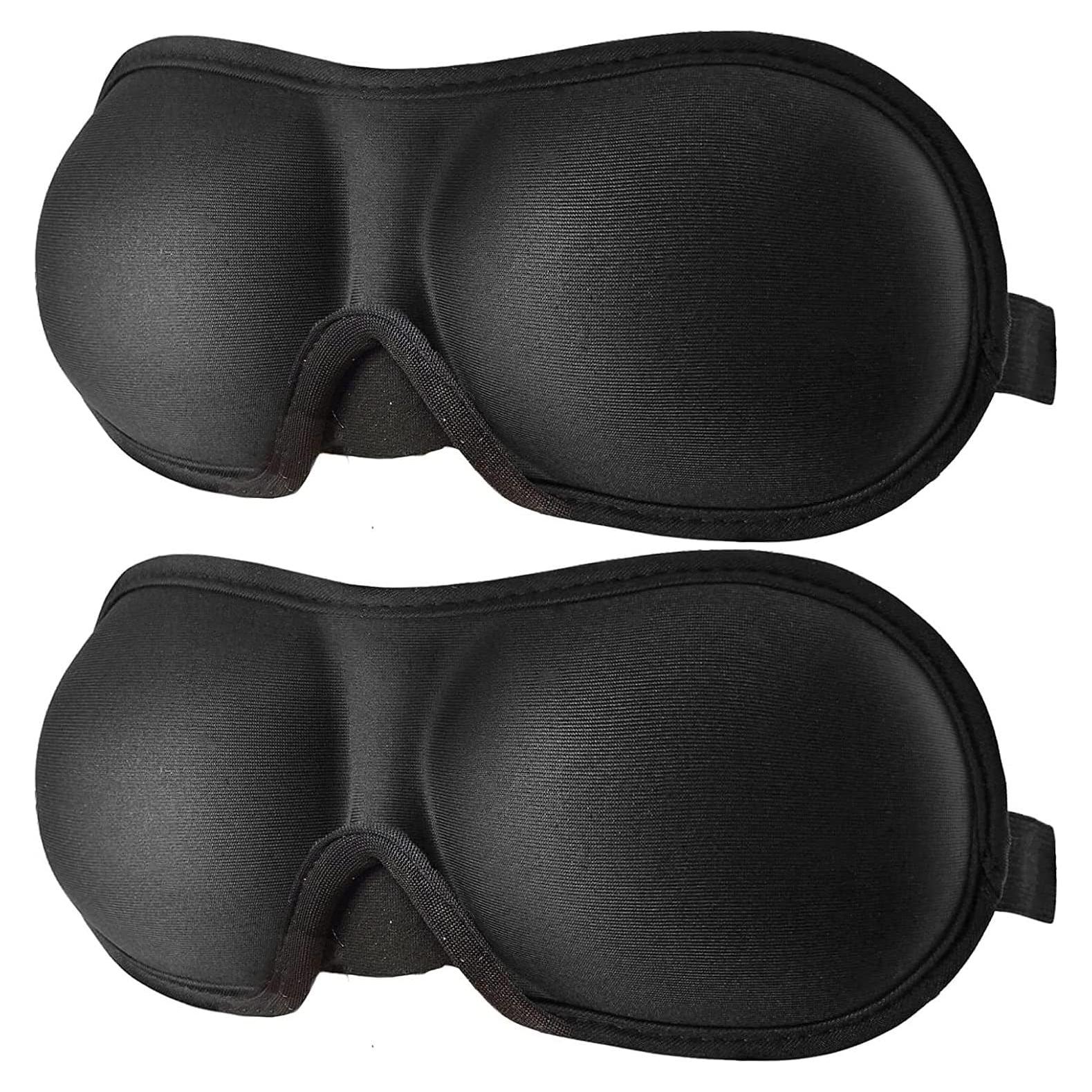 Máscara Ocular 3D Reebent para Dormir Lavable - Negro