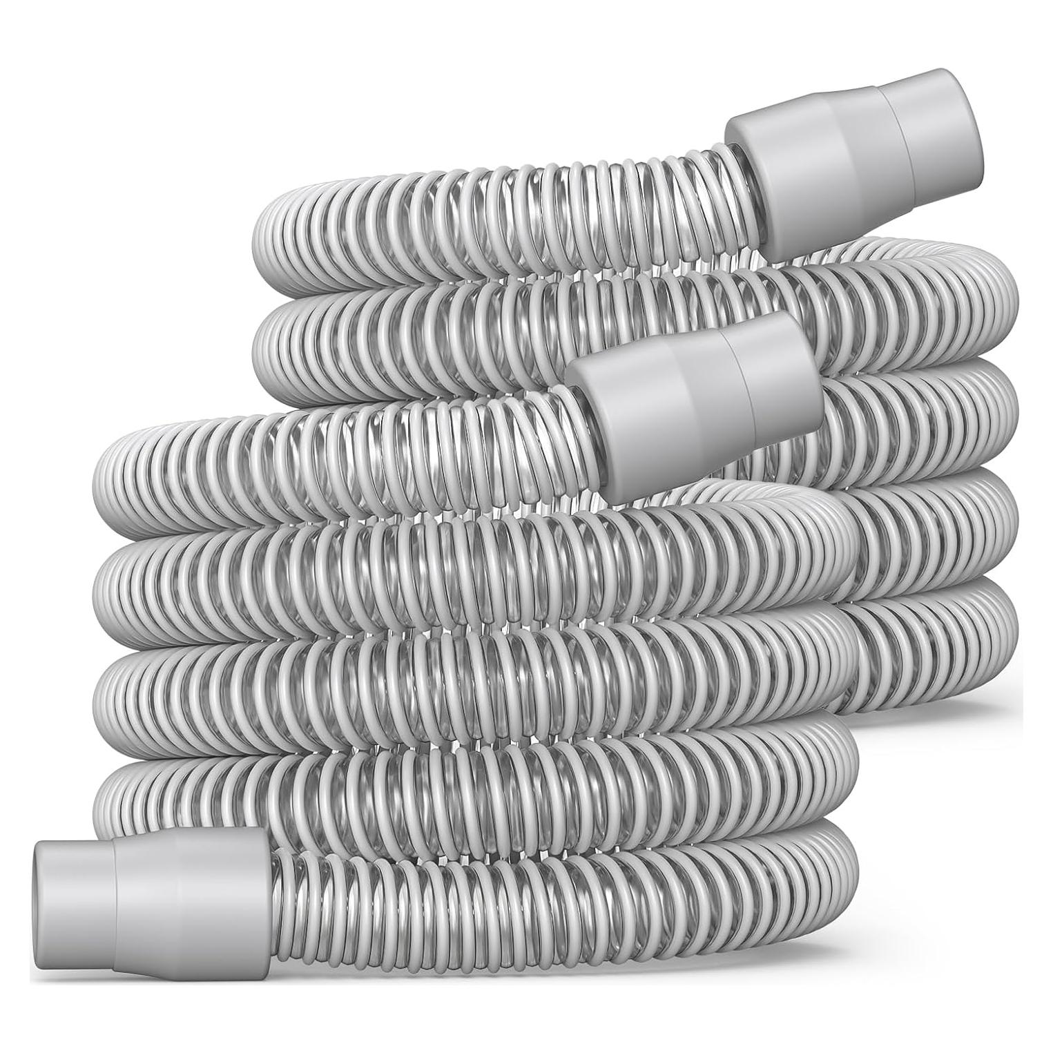 Paquete de 2 Mangueras CPAP FunGeneTEC 1.83m 22mm Gris