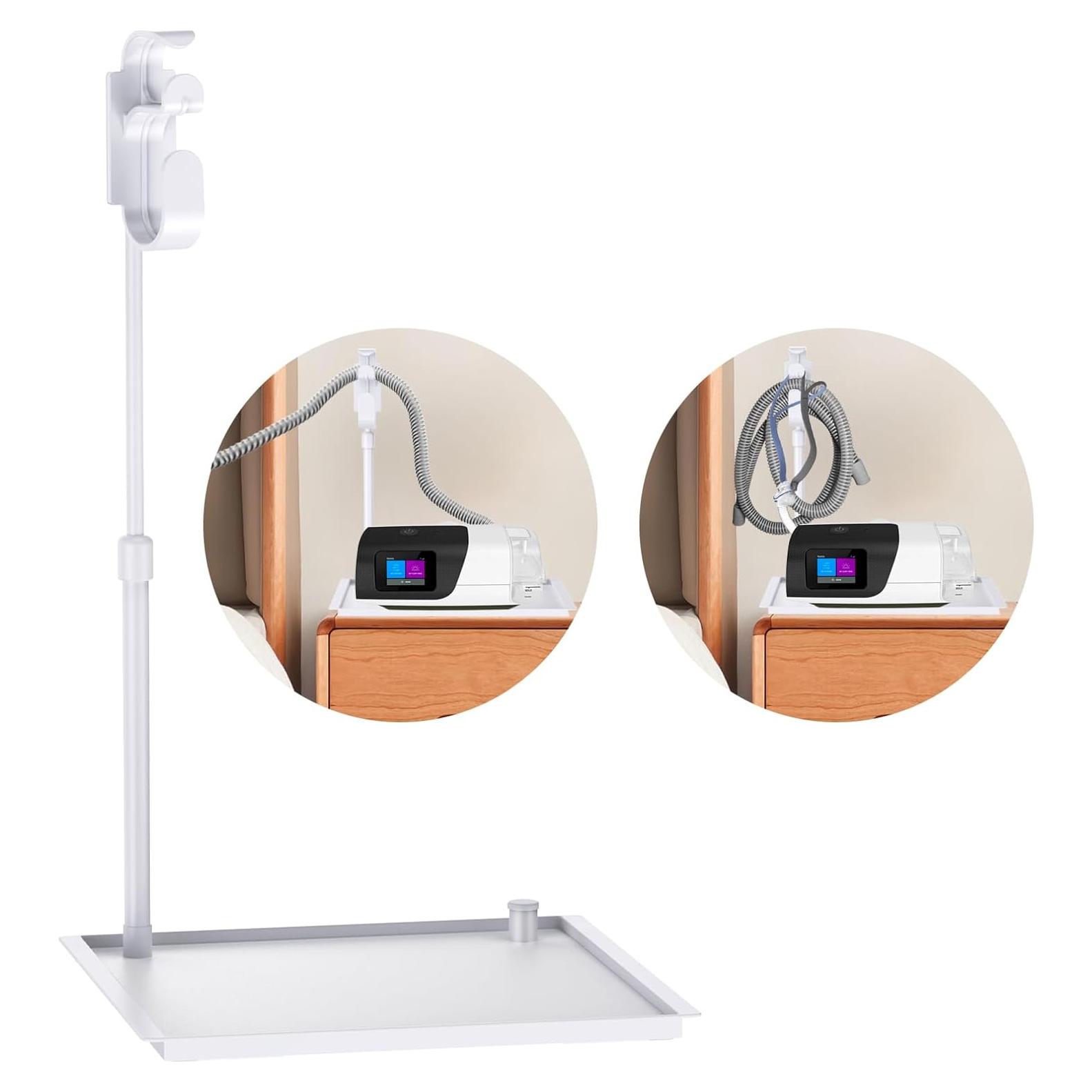 Organizador de Manguera CPAP YUHUANG con Soporte Retráctil Blanco