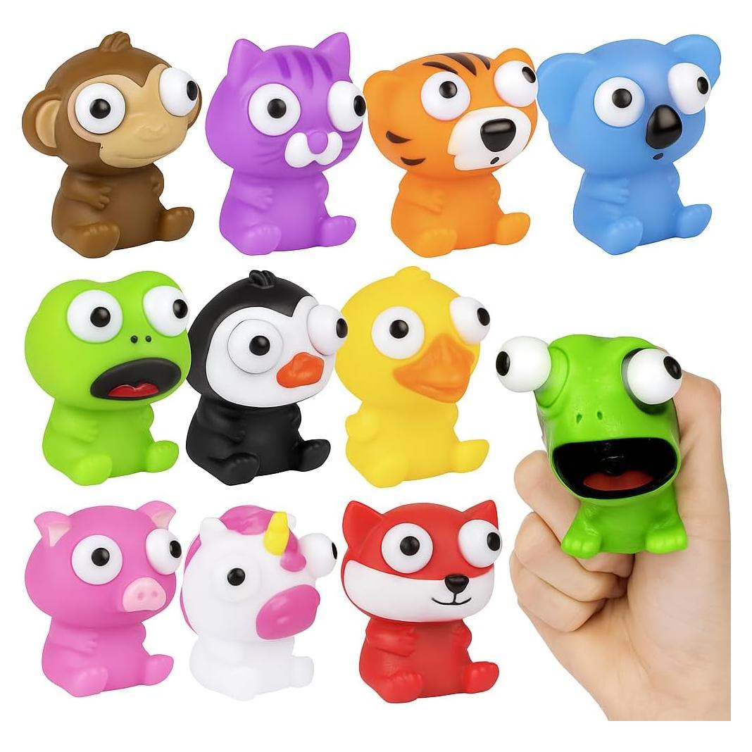 Juguetes Antiestrés de Animales Squeezy ArtCreativity 20 Pcs