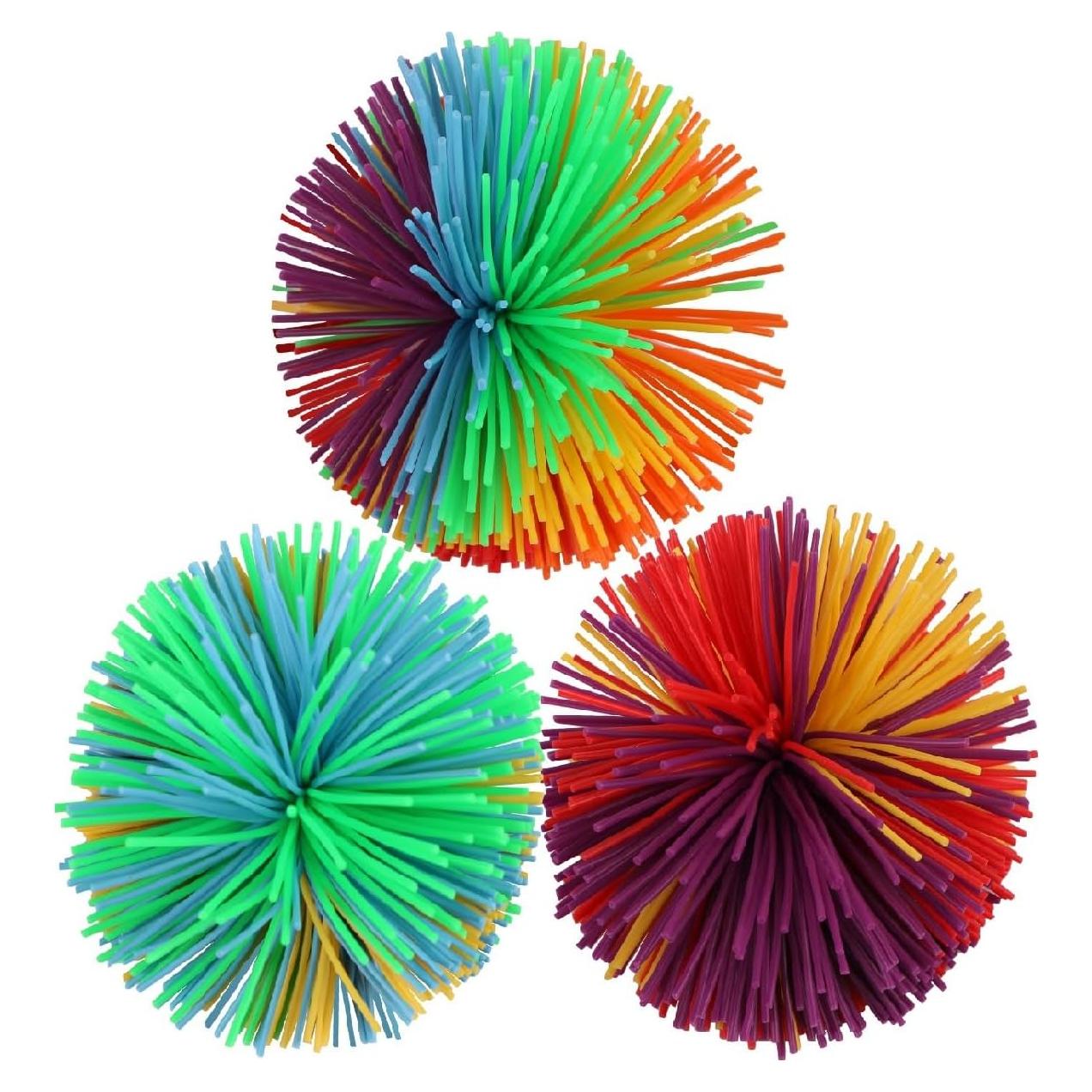 Pelotas Sensory Antiestrés Teqooza - 3 Unidades 6.5 cm