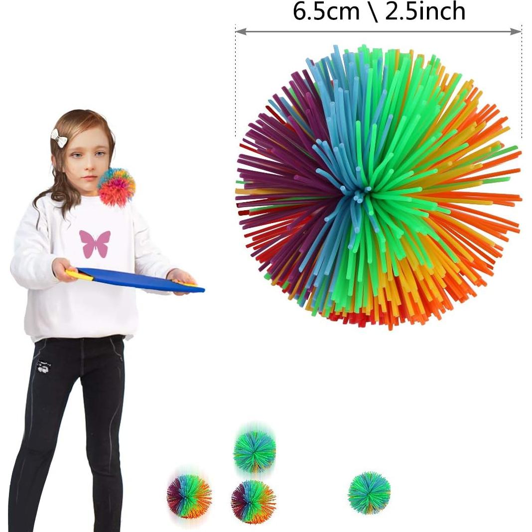 Pelotas Sensory Antiestrés Teqooza - 3 Unidades 6.5 cm