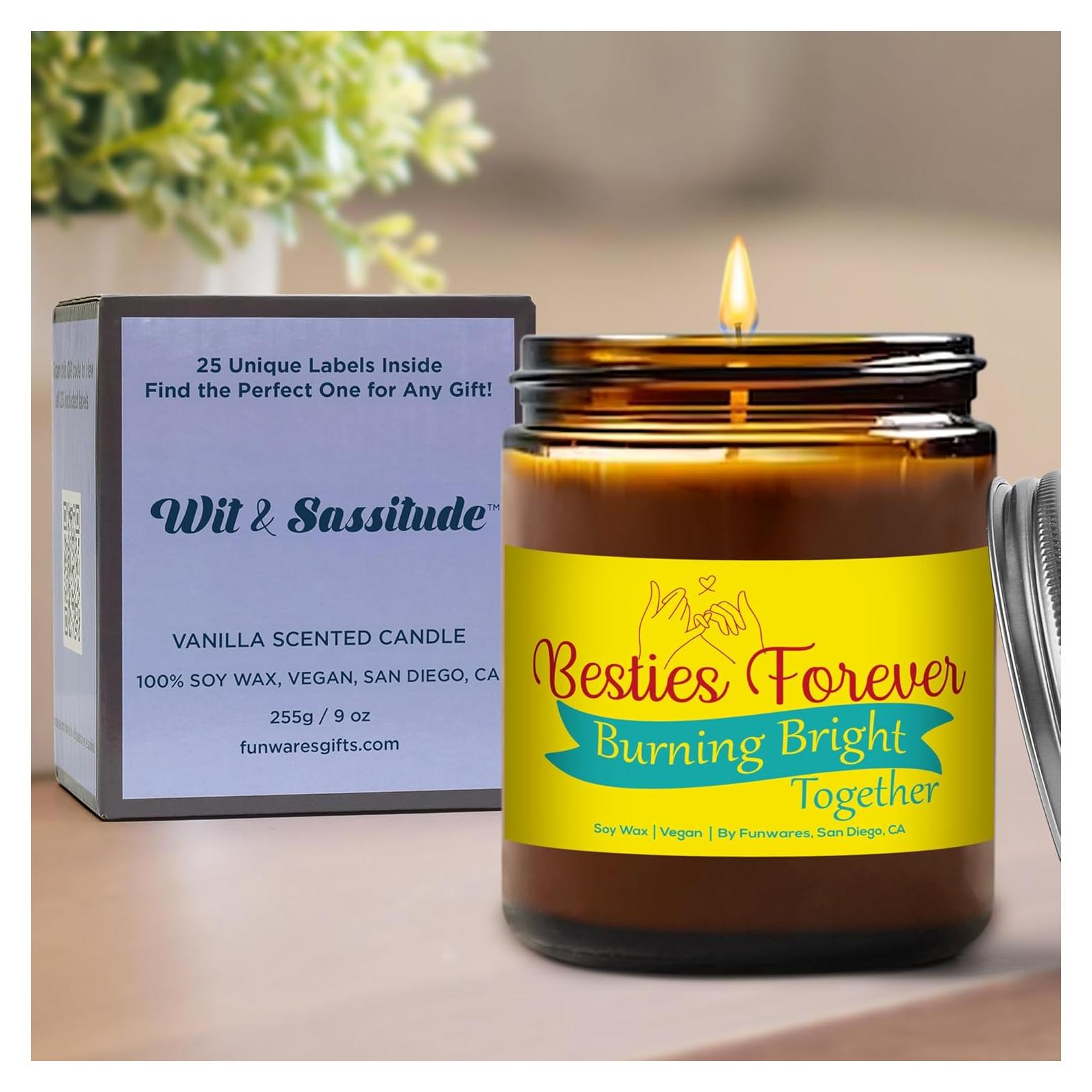 Vela de Soja Vainilla UT Brands - 50+ Horas Quema Limpia