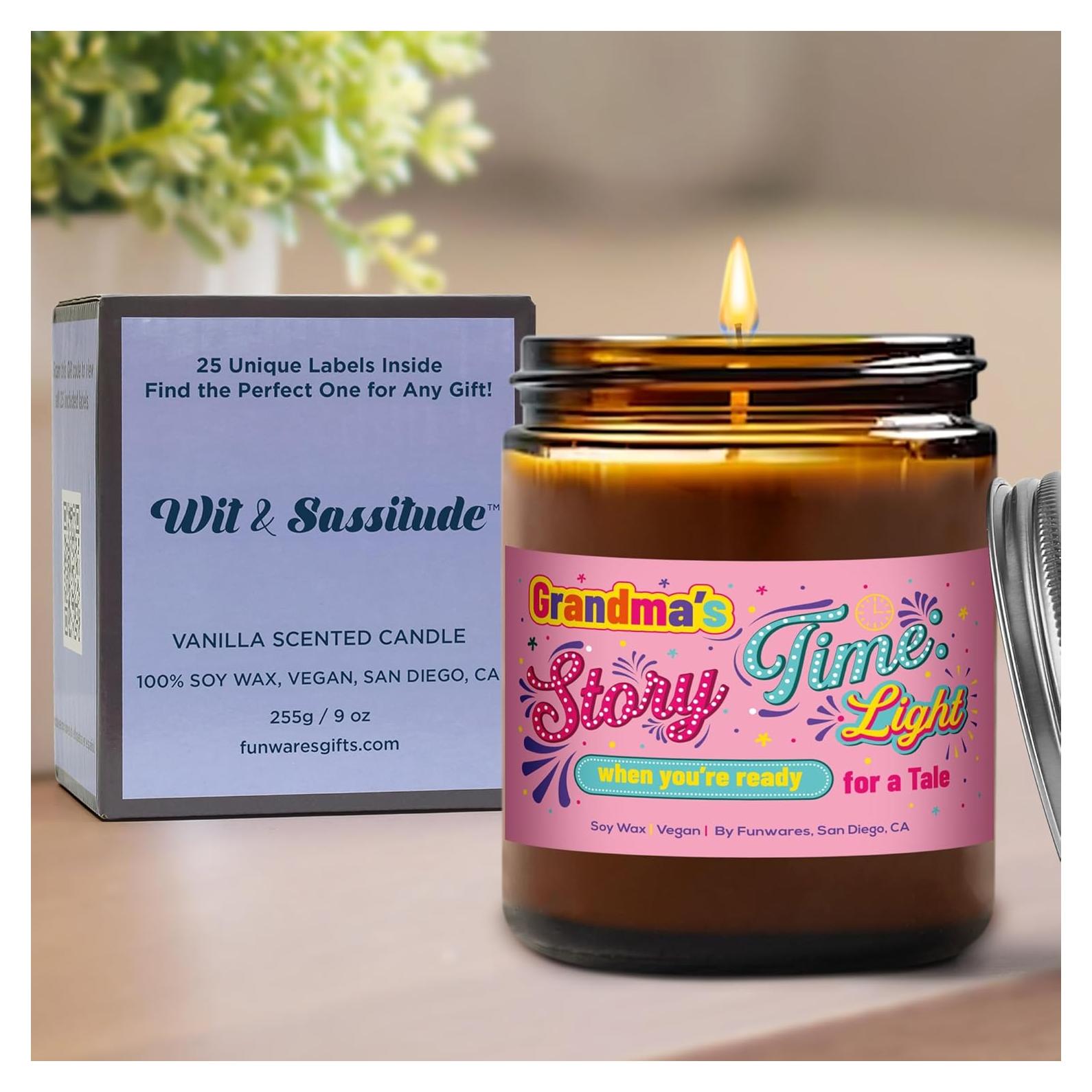 Vela de Soja Vainilla UT Brands - 50+ Horas Quema Sostenible