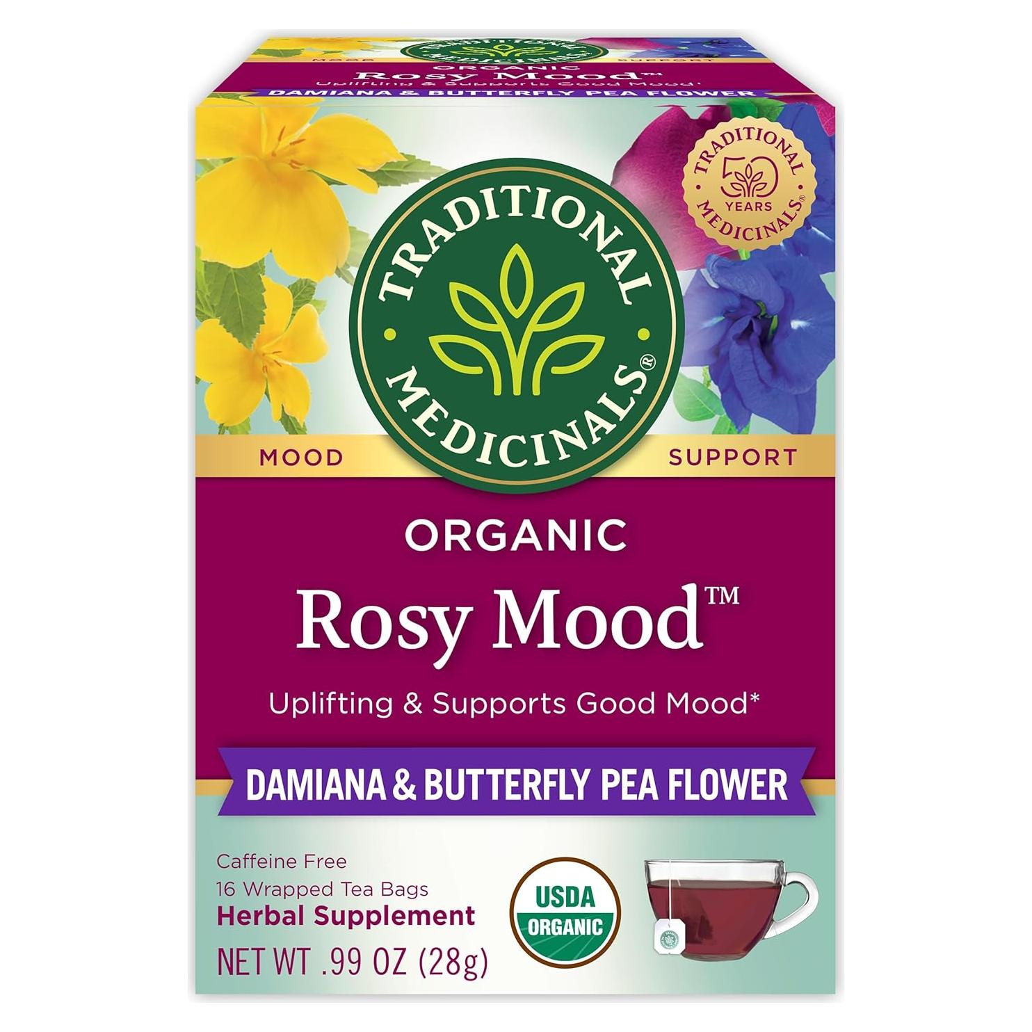 Té Medicinal Tradicional Orgánico Rosado 16 Bolsas 59g