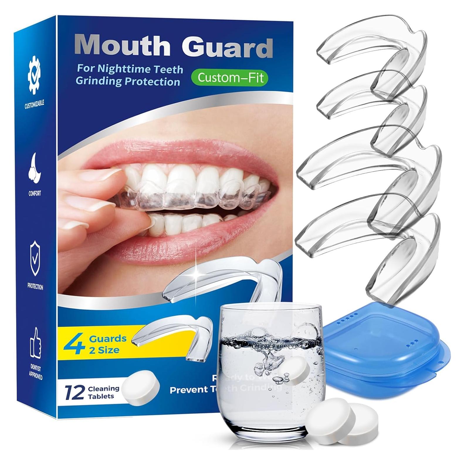 Protector Bucal Neateeth para Rechinar Dientes Nocturno con 12 Tabletas