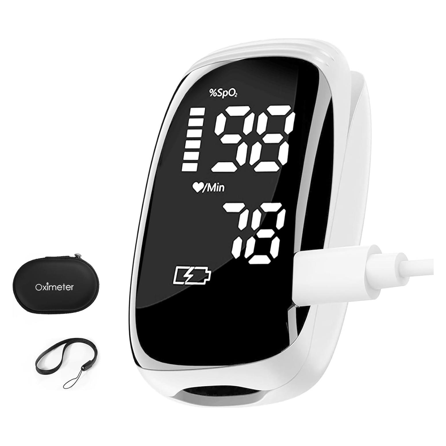 Oxímetro de Pulso FVYMZKA Rápido y Preciso SpO2 - Uso Deportivo