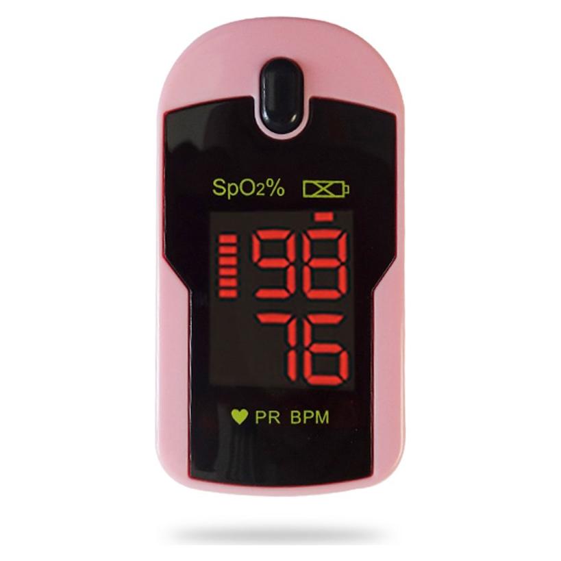 Oxímetro de Pulso Concord Rosa - Medición SpO2 y Frecuencia Cardíaca