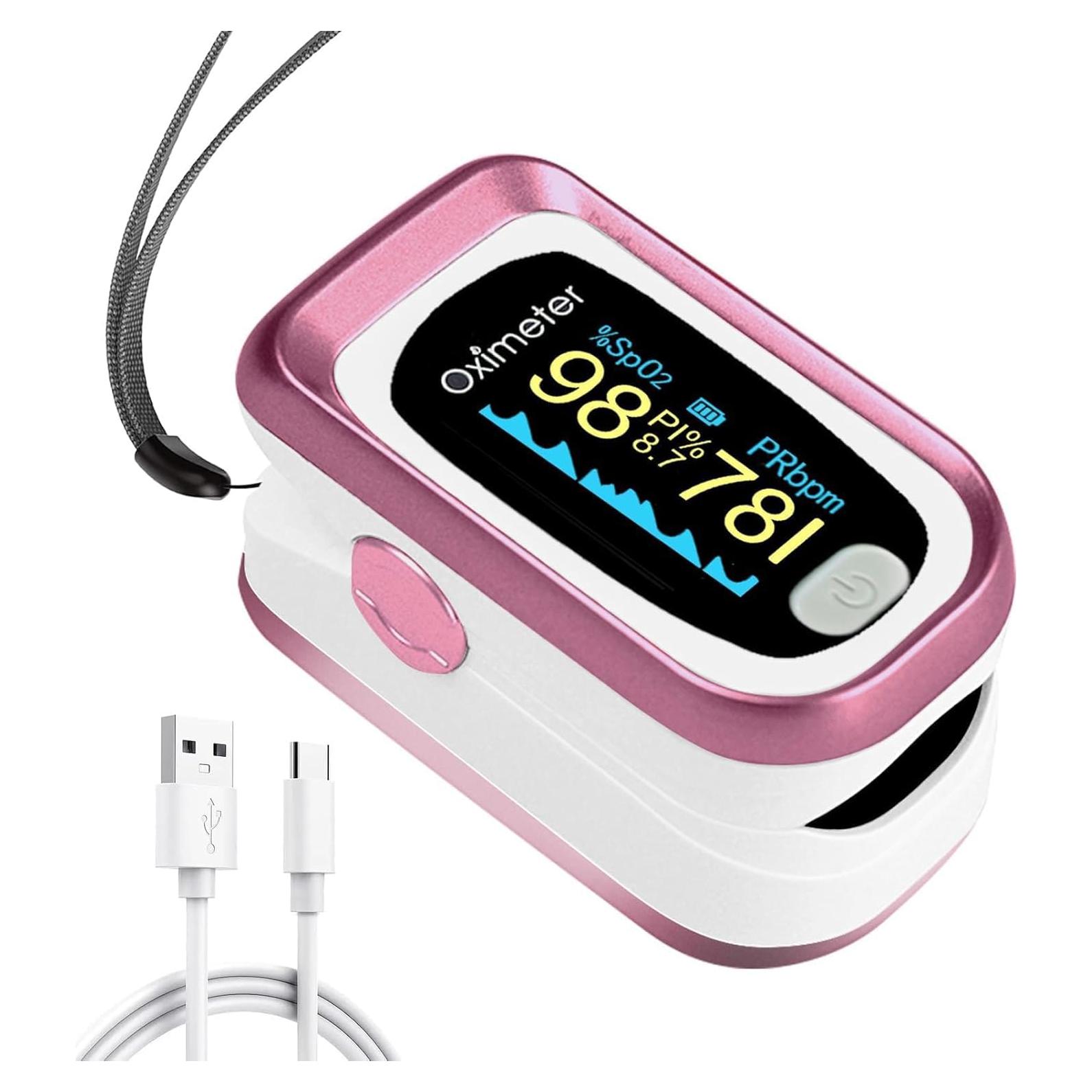 Oxímetro de Pulso Recargable TYNDALL OX-836 con Pantalla OLED