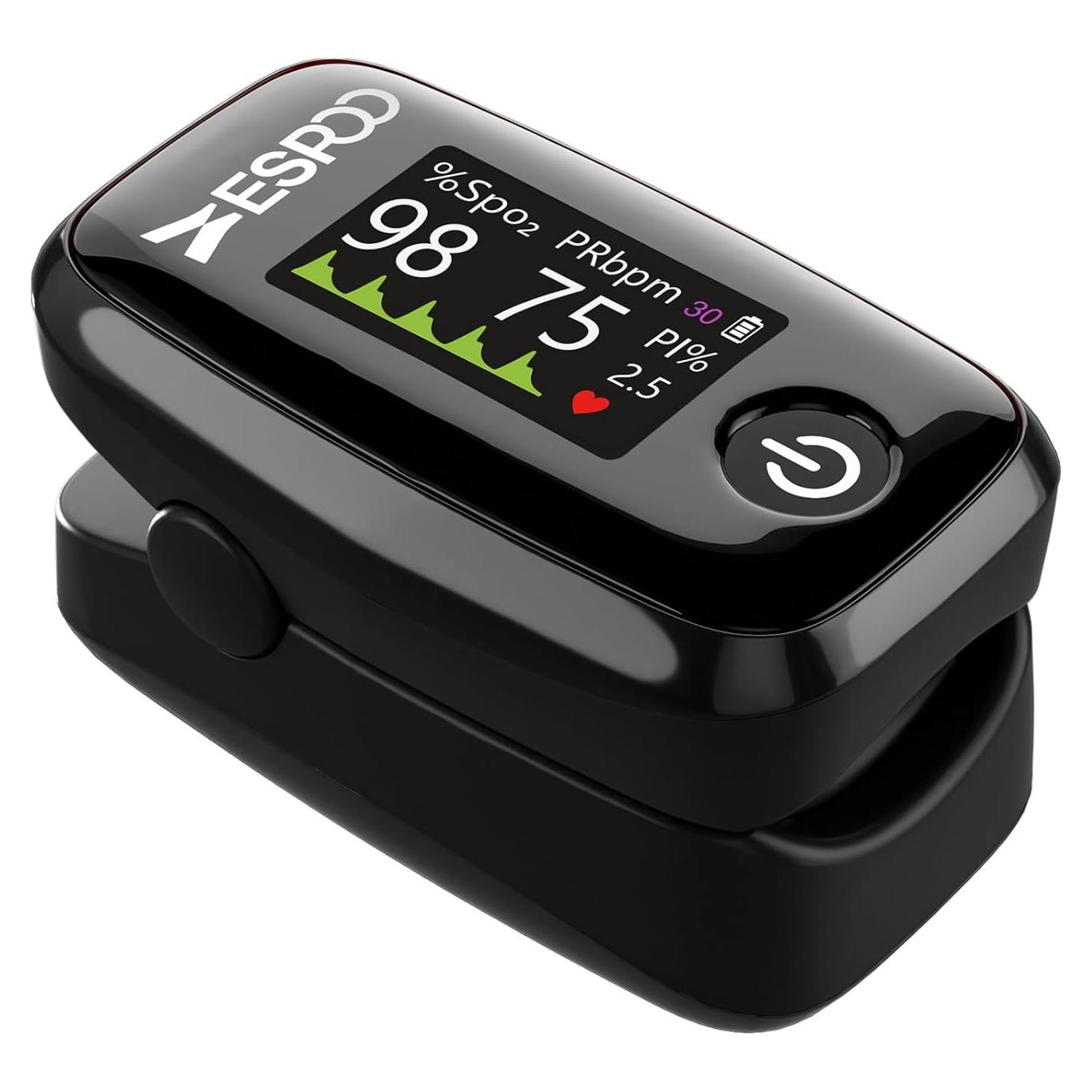 Oxímetro de Pulso de Dedo ESPOO YM201 - Monitor de Oxígeno