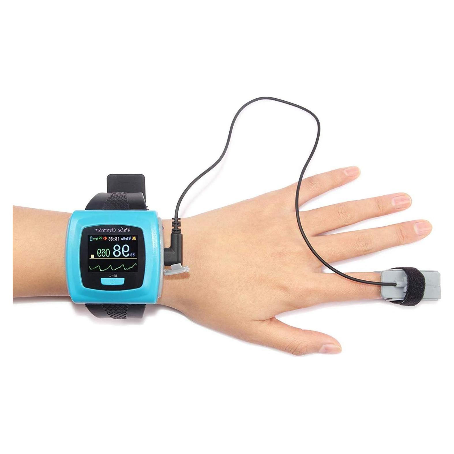 Oxímetro de Pulso de Muñeca Contec CMS50F con Software