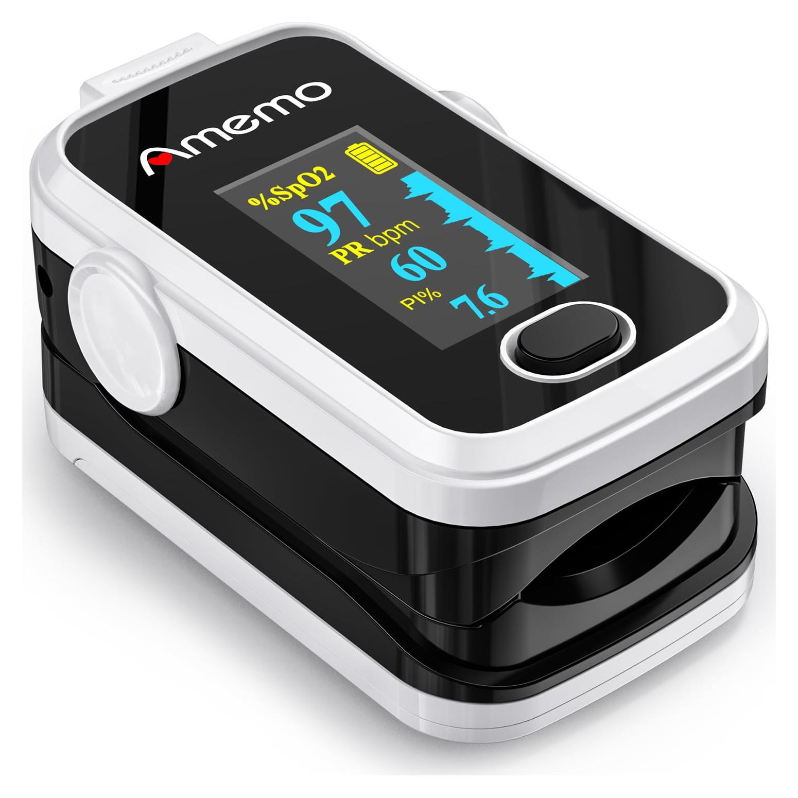 Oxímetro de Pulso SHENZHEN, Monitor de Oxígeno OLED, 91g