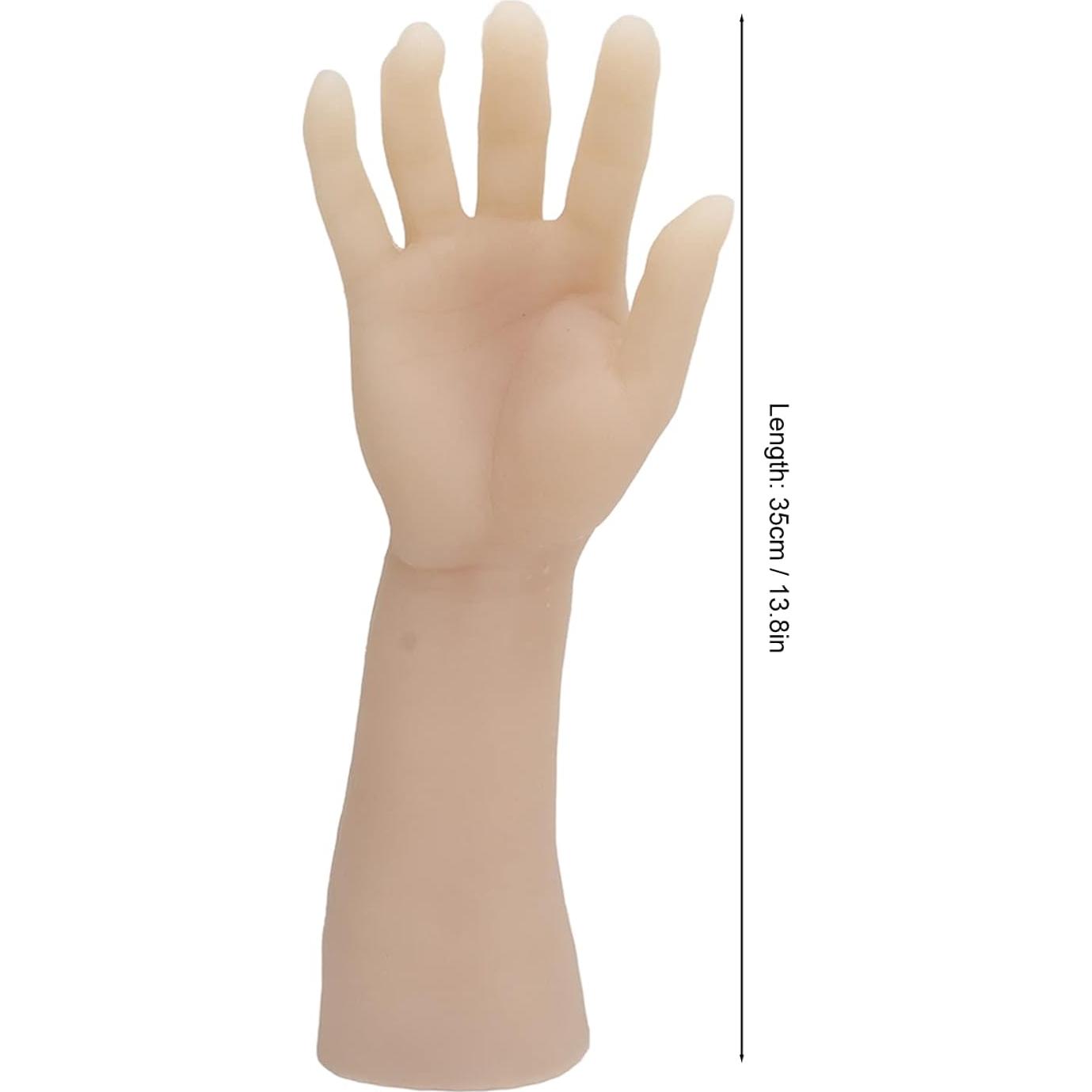 Brazo de Práctica de Silicona Suave Semme 35cm Mano Derecha