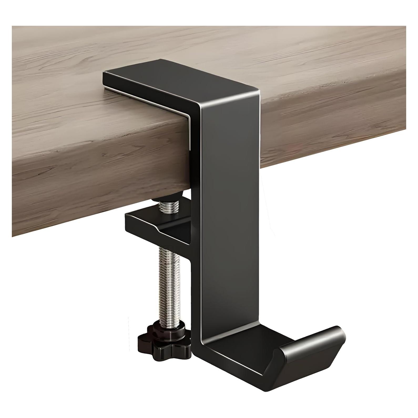 Soporte para Auriculares JAKO de Aluminio Negro Ajustable