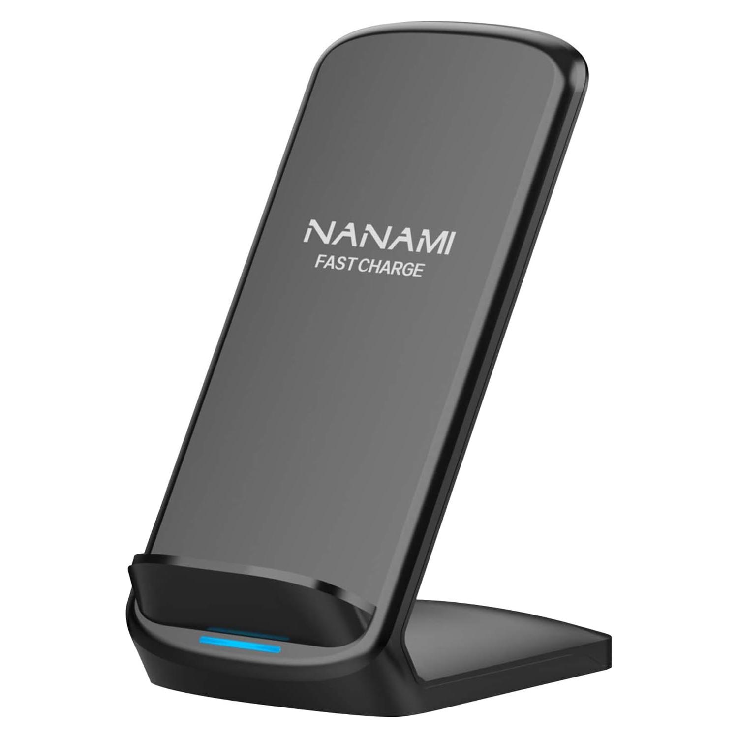 Cargador Inalámbrico Rápido NANAMI A800 15W Soporte Qi