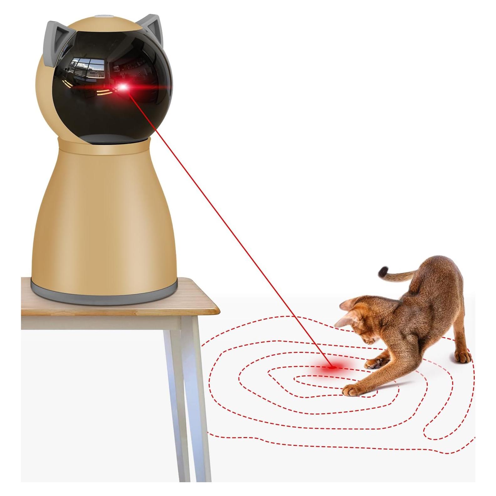 Juguete láser automático para gatos Valonii - Recargable y ajustable