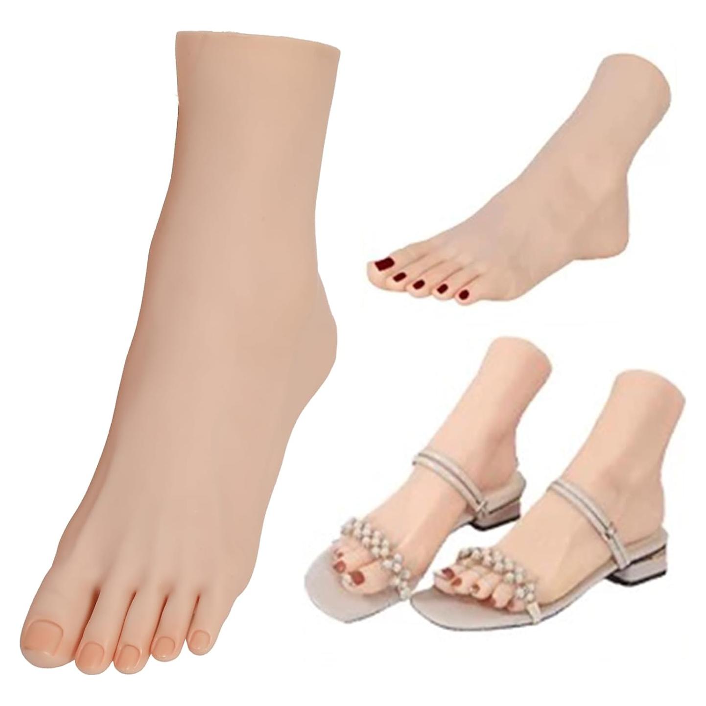 Pie de Práctica DXdixiu Izquierdo Silicona Realista 20.83x16cm