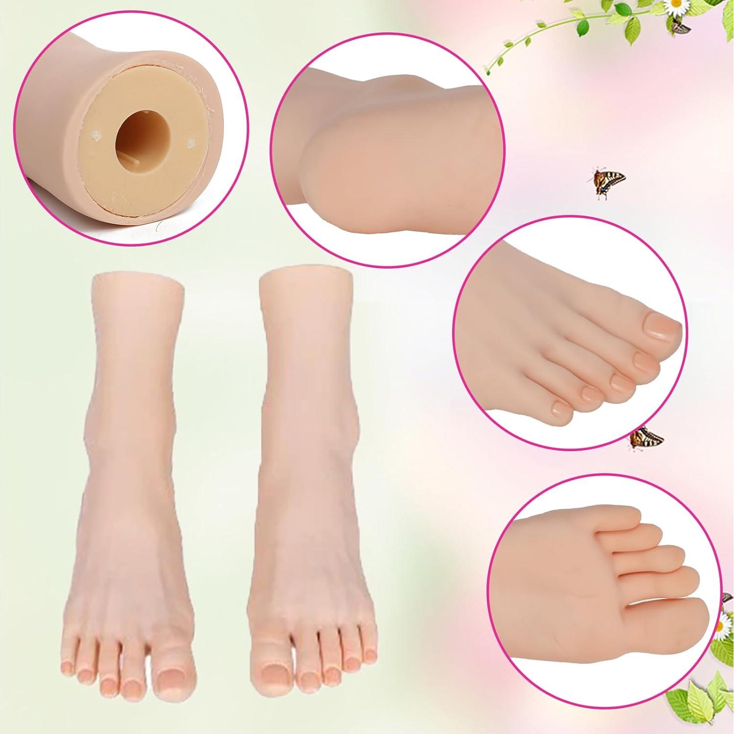 Pie de Práctica DXdixiu Izquierdo Silicona Realista 20.83x16cm