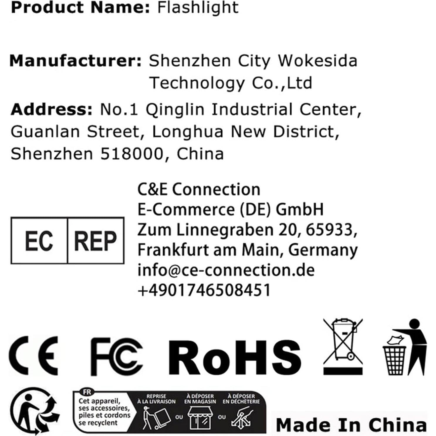 Linterna Táctica Wurkkos TD04 LED 3000 Lúmenes Recargable USB-C