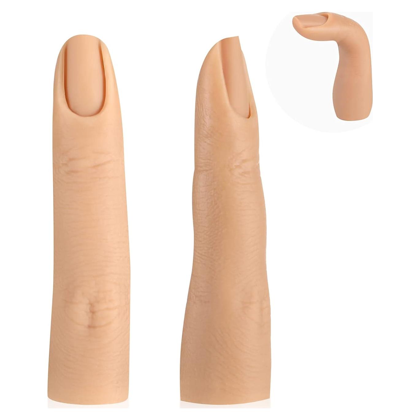 Dedos de Práctica de Silicona Maitys - 2 Piezas 7.5 cm