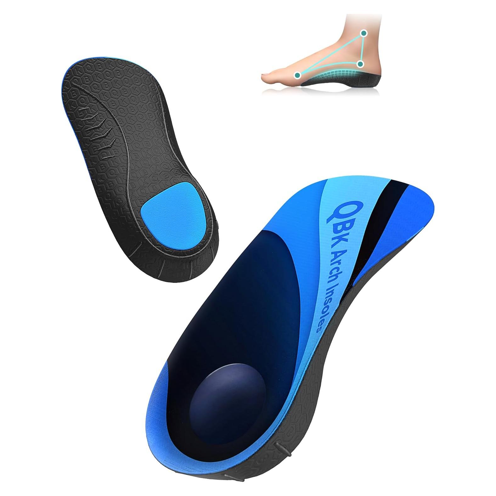 Plantillas Ortopédicas QBK para Fascitis Plantar 3/4 S