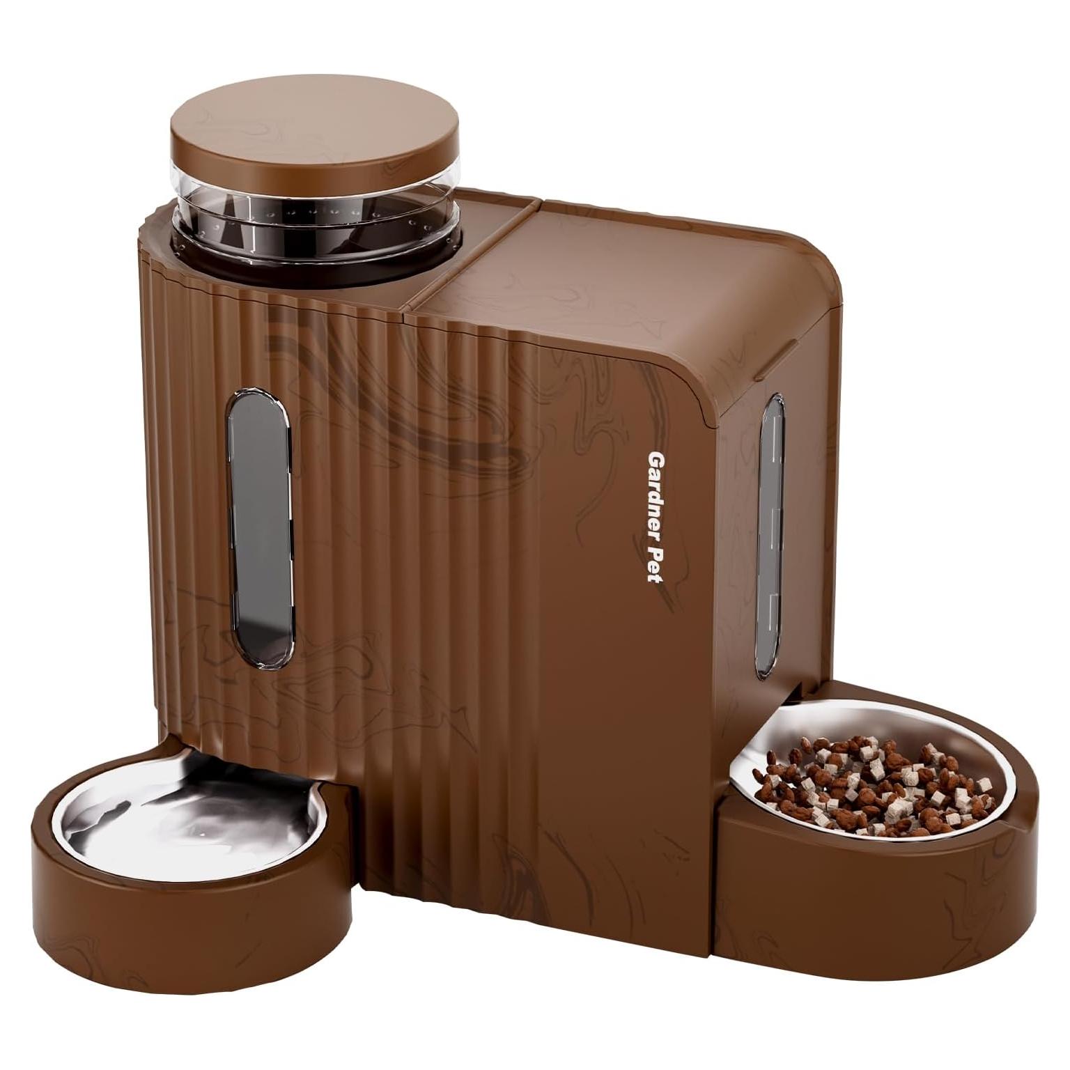 Comedero Automático 2-en-1 Gardner Pet, 3.03L Agua y 1.3kg Comida