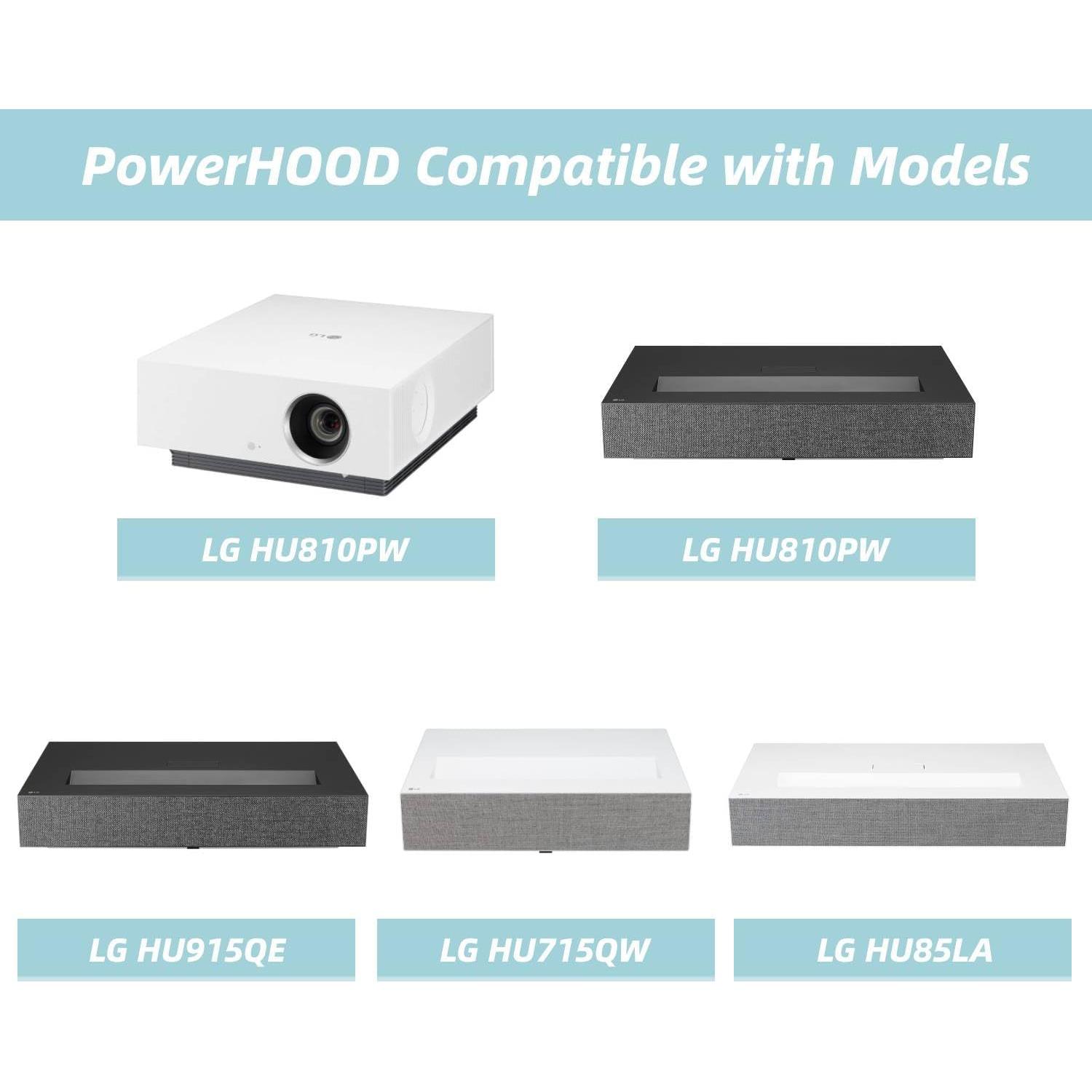 Cable de Alimentación 0.91m 3 Clavijas PowerHOOD para Proyector LG